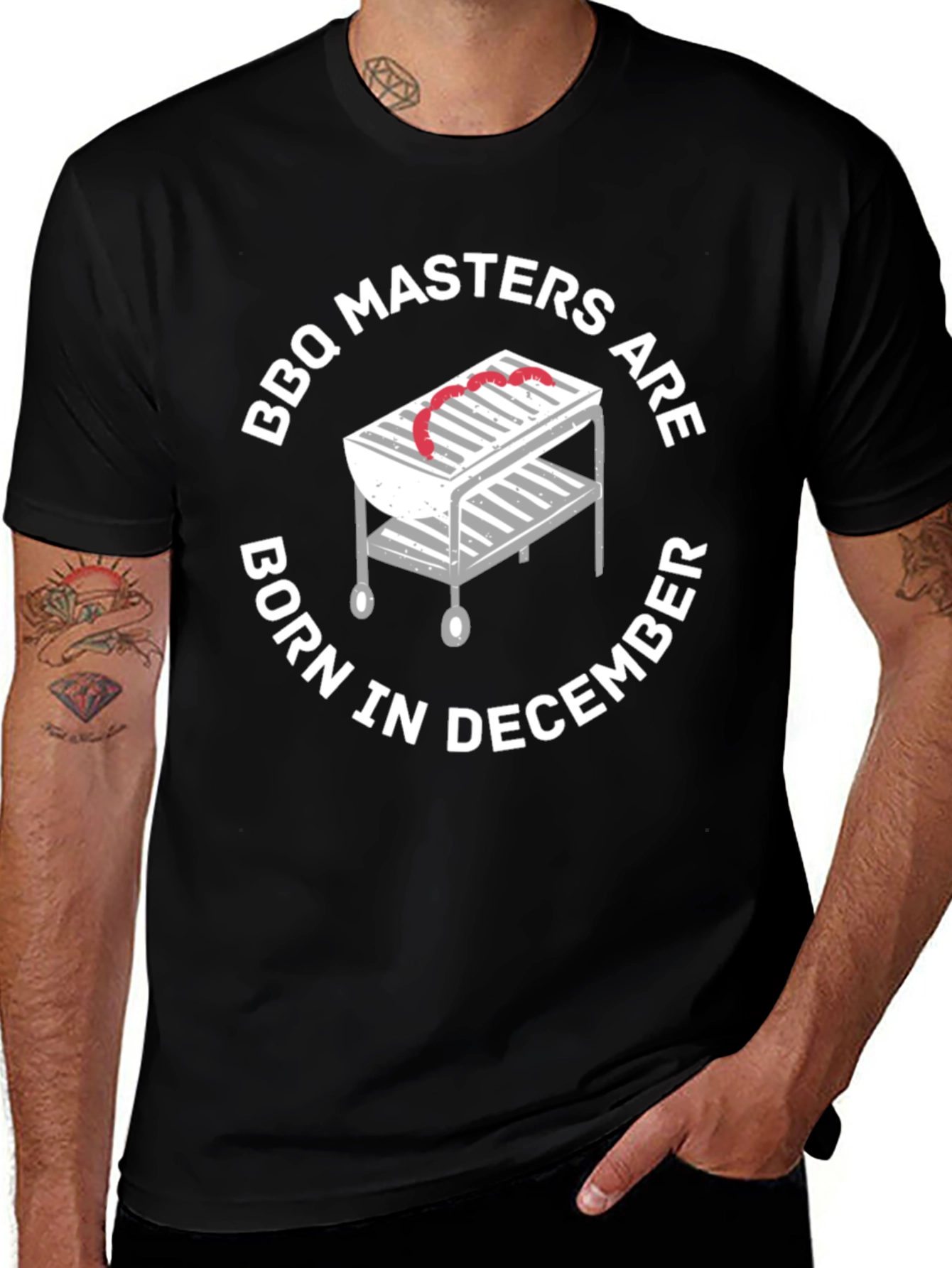 BBQ Masters Born in December T-Shirt