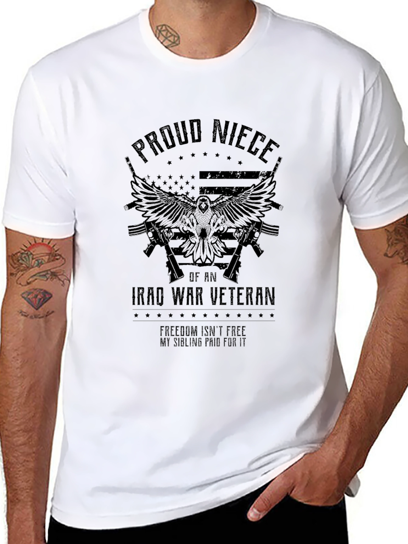 Proud Niece Iraq War Veteran T-Shirt