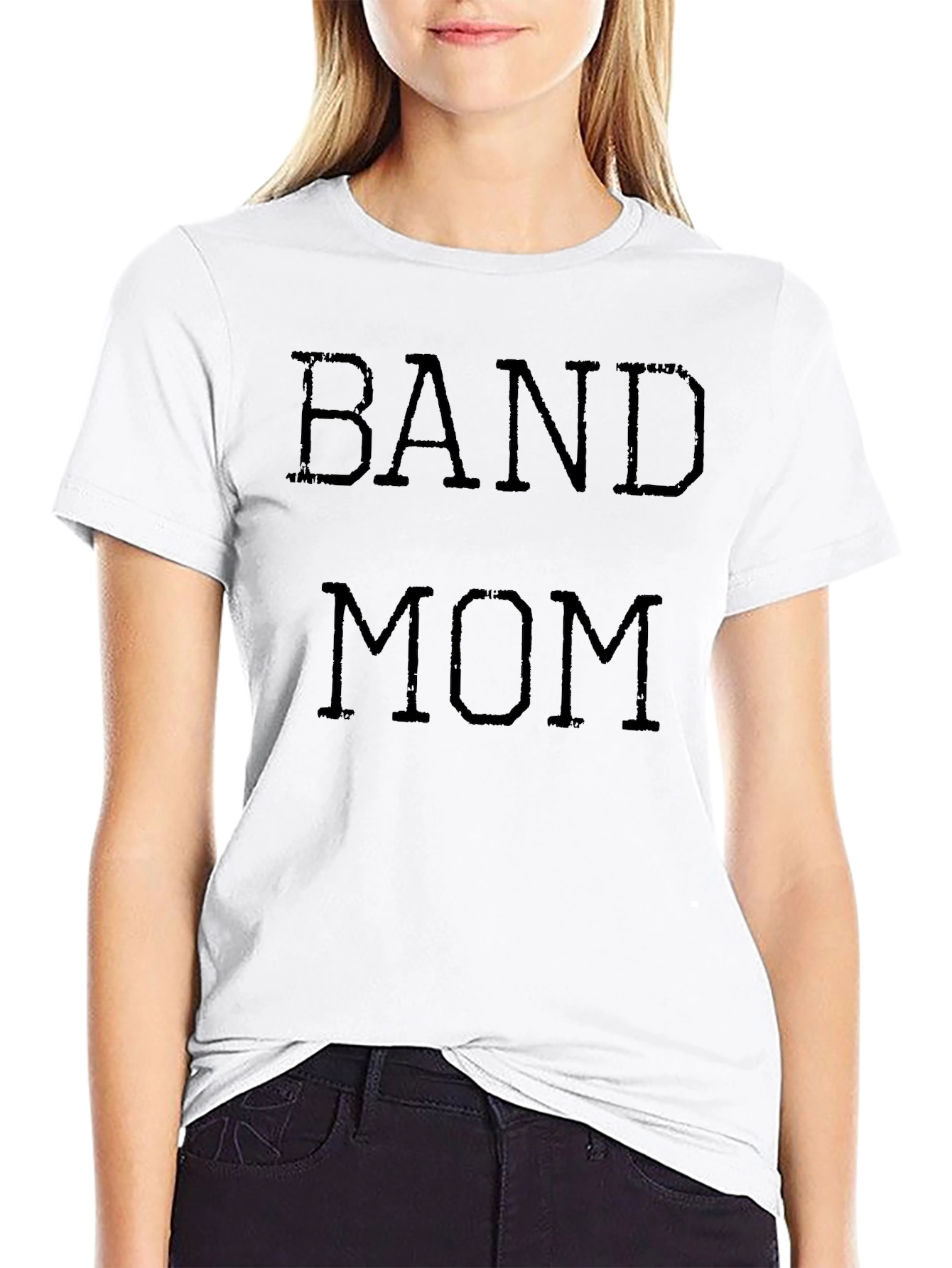 Band Mom Graphic Tee - Black T-Shirt
