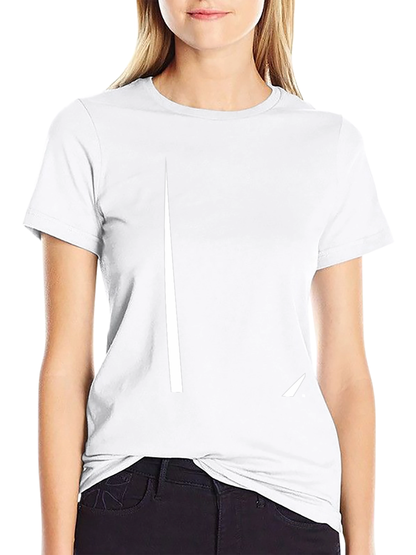 Minimalist Black T-Shirt with L Design