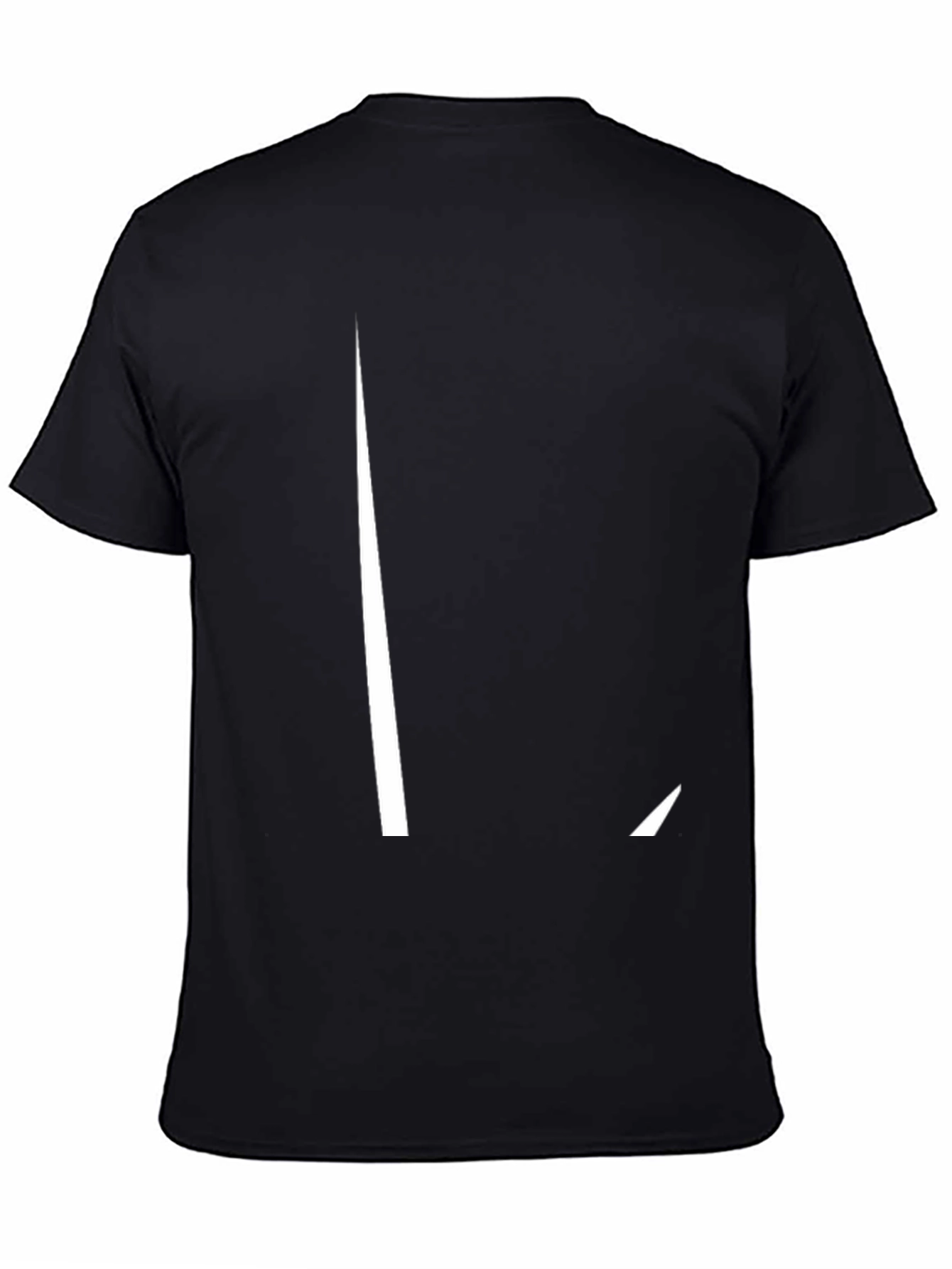 Minimalist Black T-Shirt with L Design