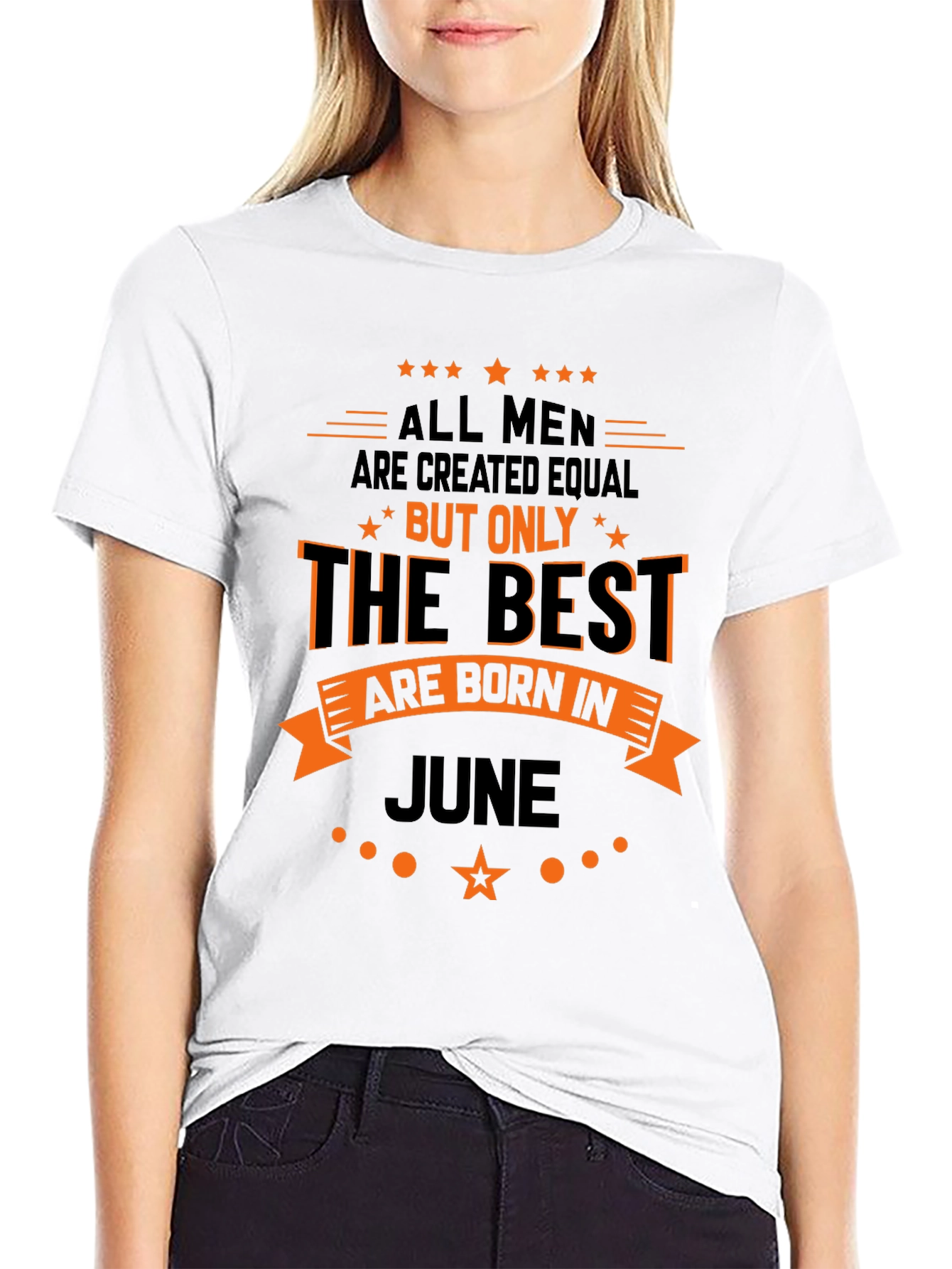 Best Men Born in June T-Shirt - Black