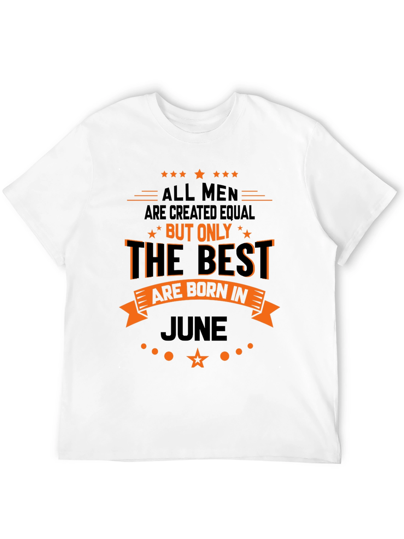Best Men Born in June T-Shirt - Black