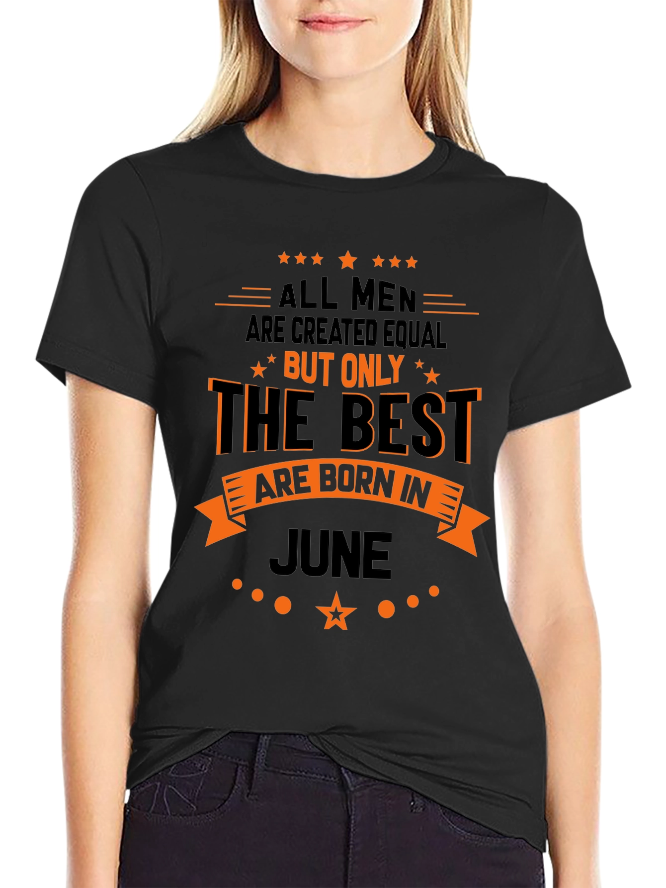 Best Men Born in June T-Shirt - Black