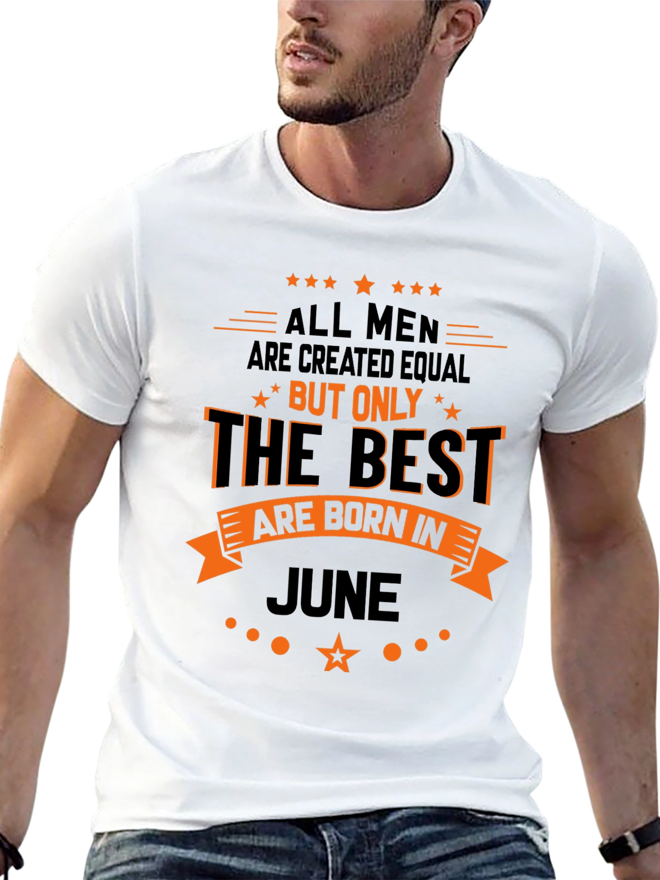 Best Men Born in June T-Shirt - Black