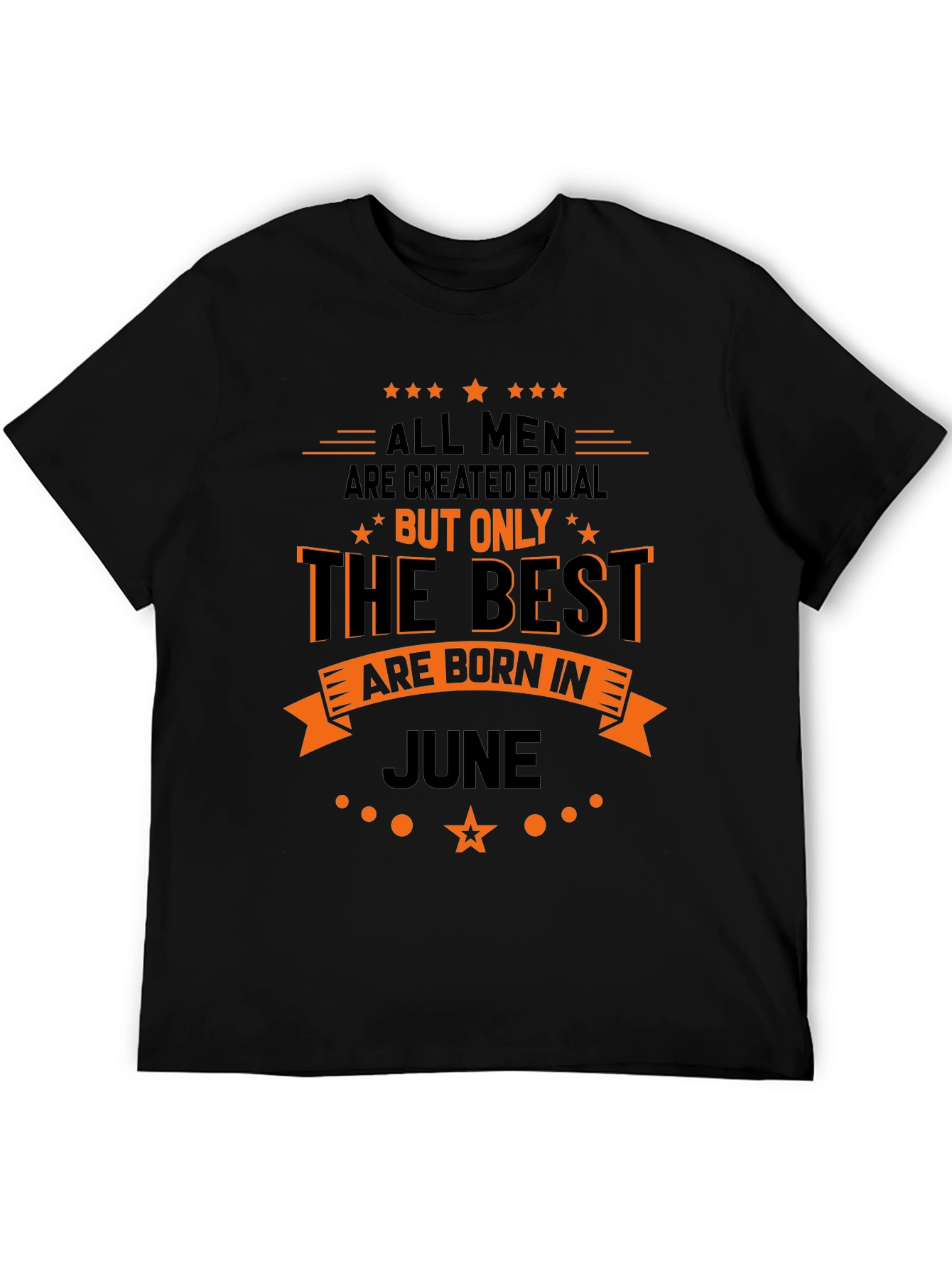 Best Men Born in June T-Shirt - Black