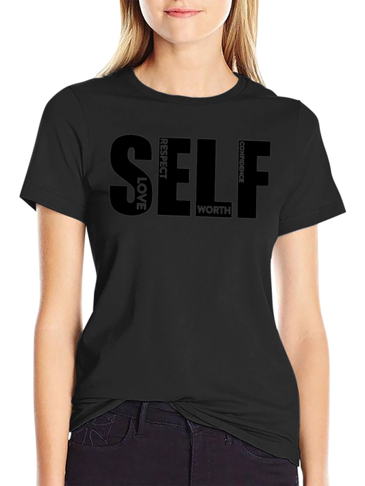 Self Love Respect & Confidence T-Shirt - Black
