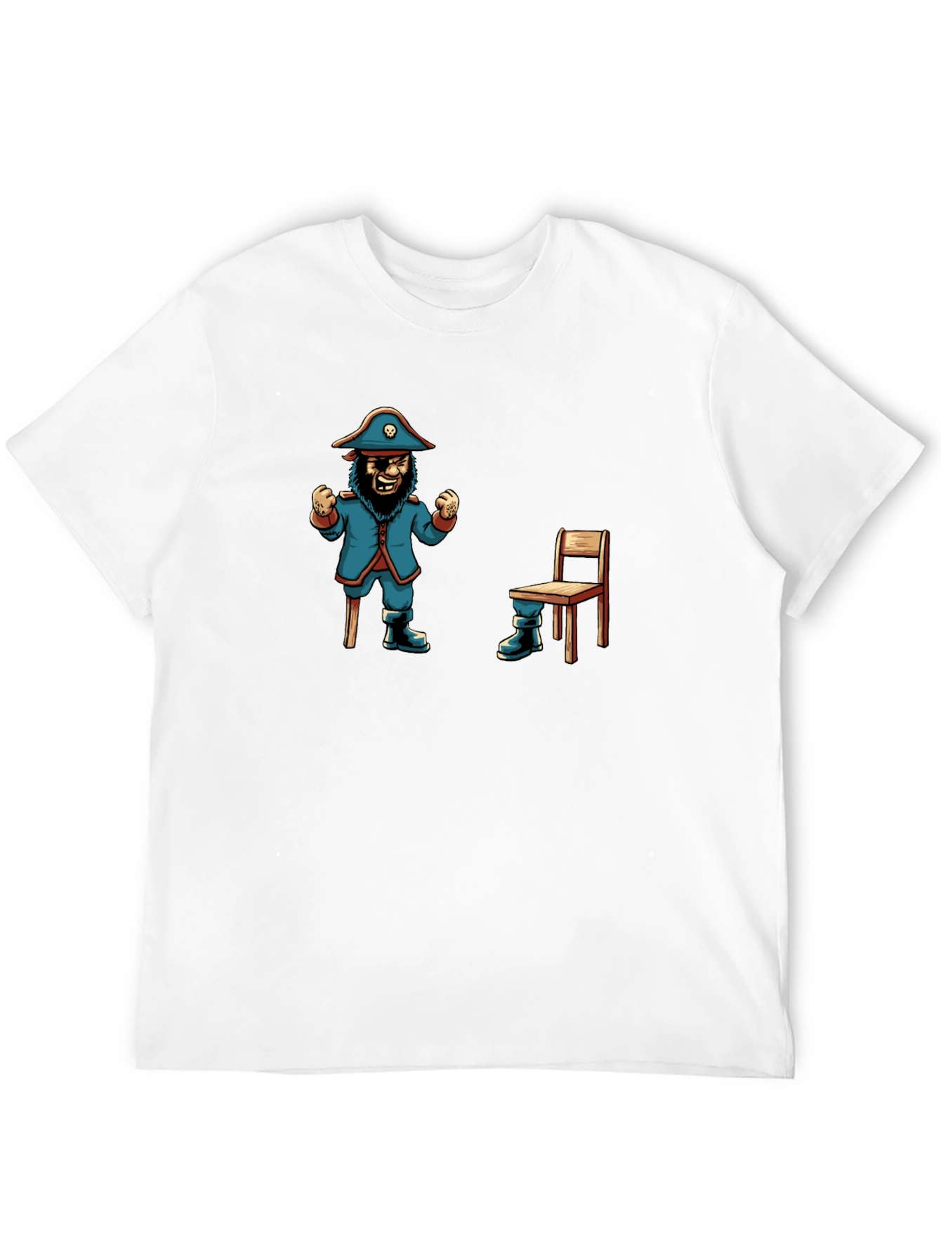 Pirate Captain & Chair T-Shirt