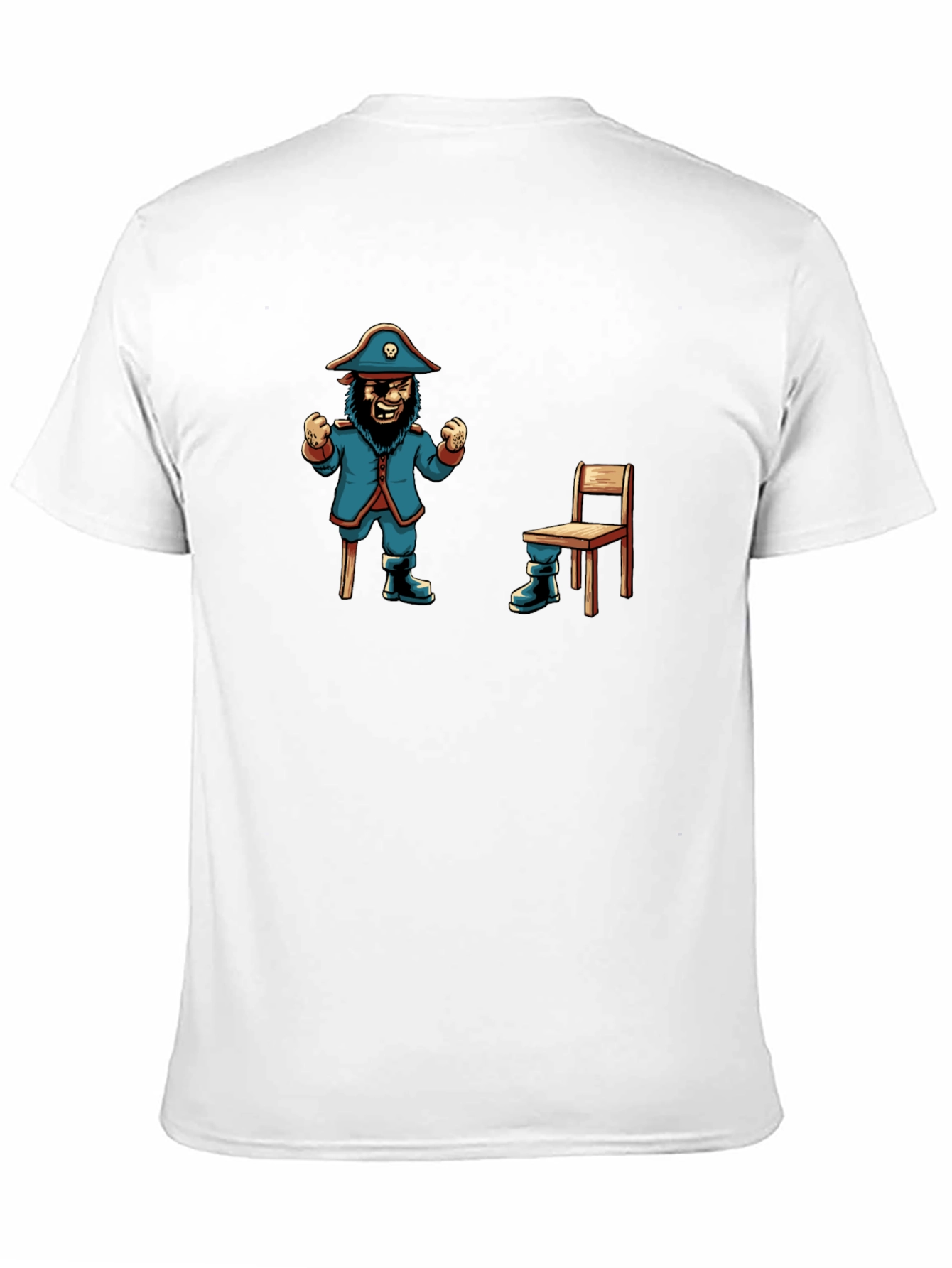 Pirate Captain & Chair T-Shirt