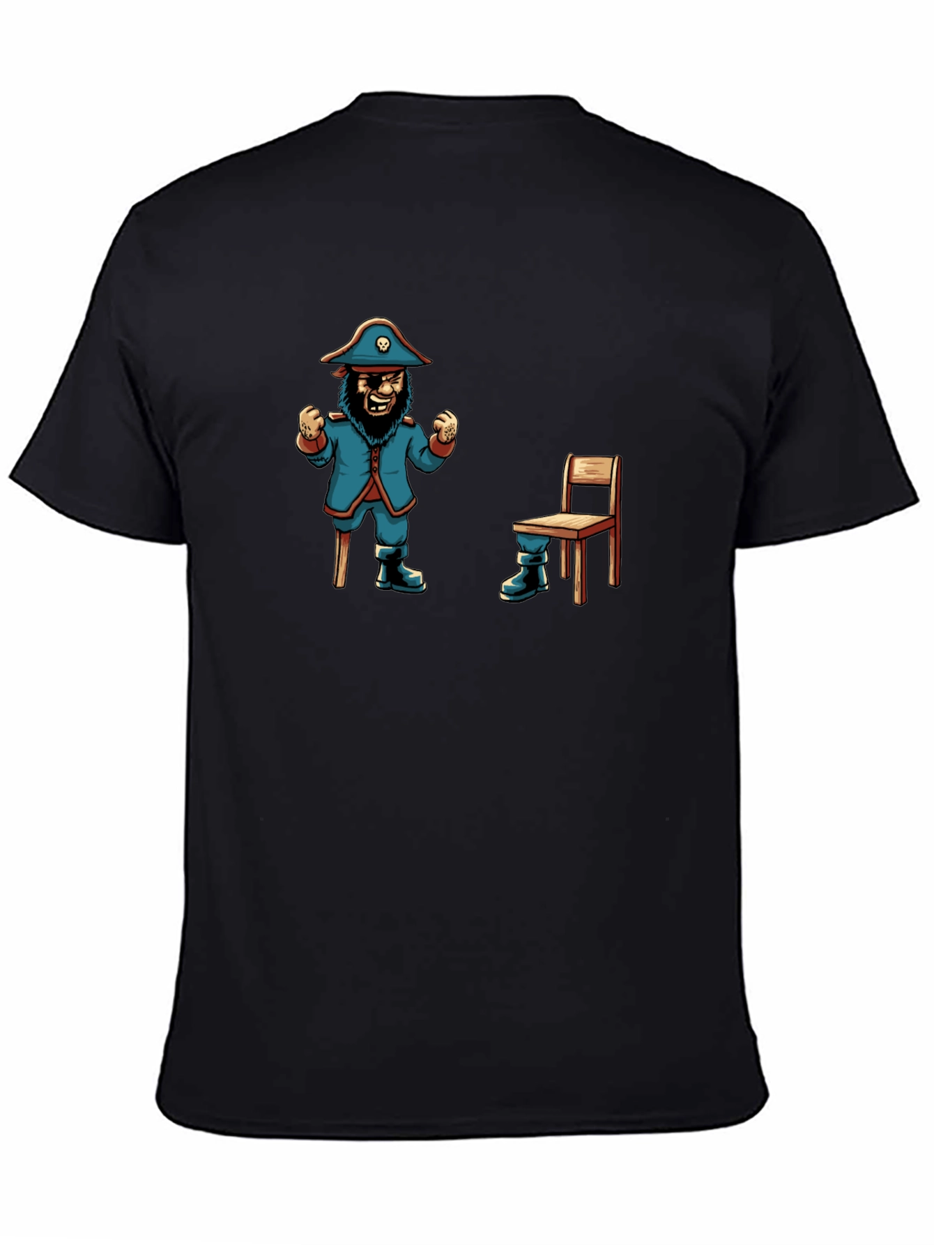 Pirate Captain & Chair T-Shirt