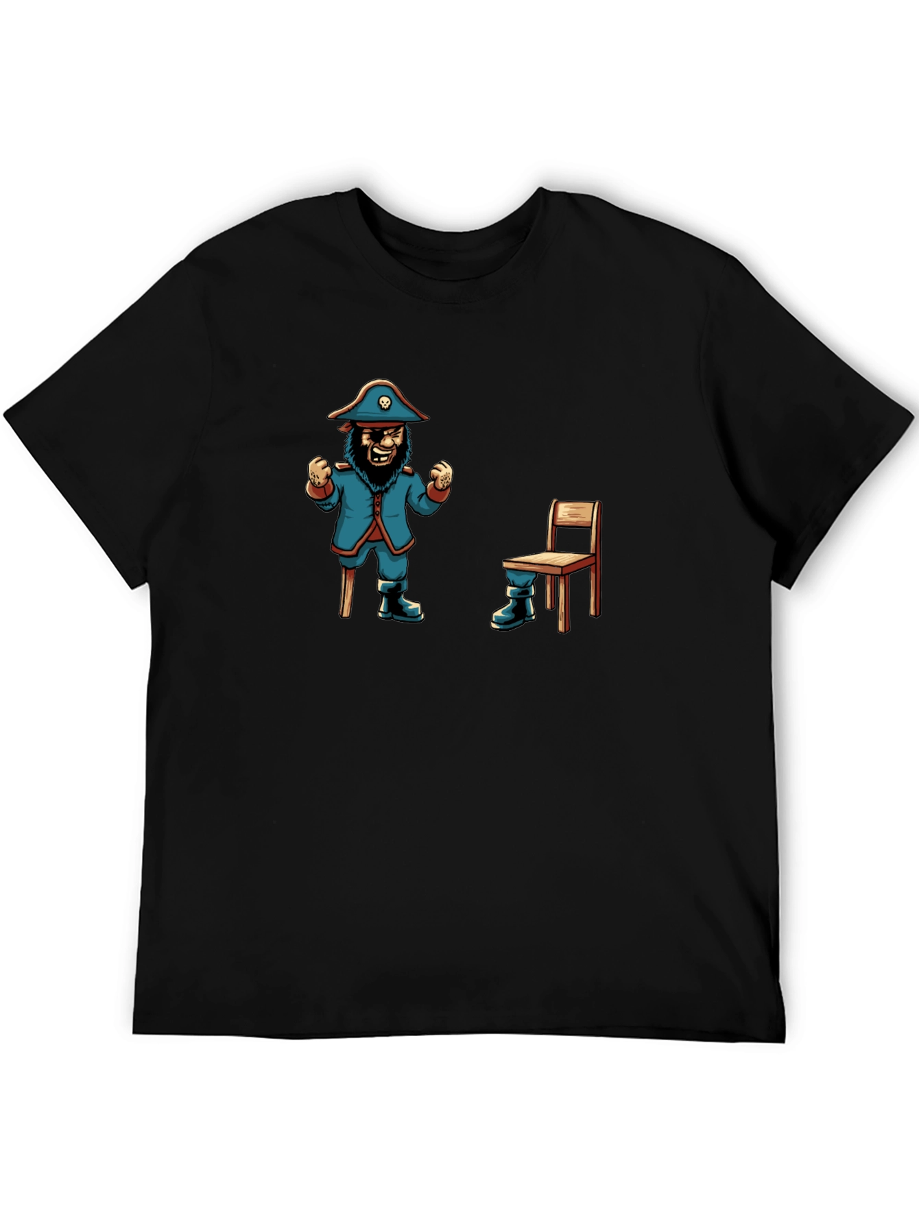 Pirate Captain & Chair T-Shirt