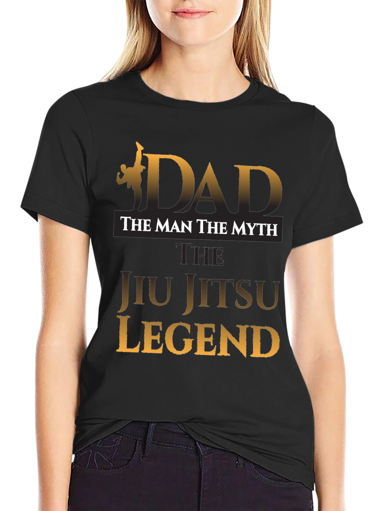 Dad Jiu Jitsu Legend Graphic T-Shirt - Martial Arts