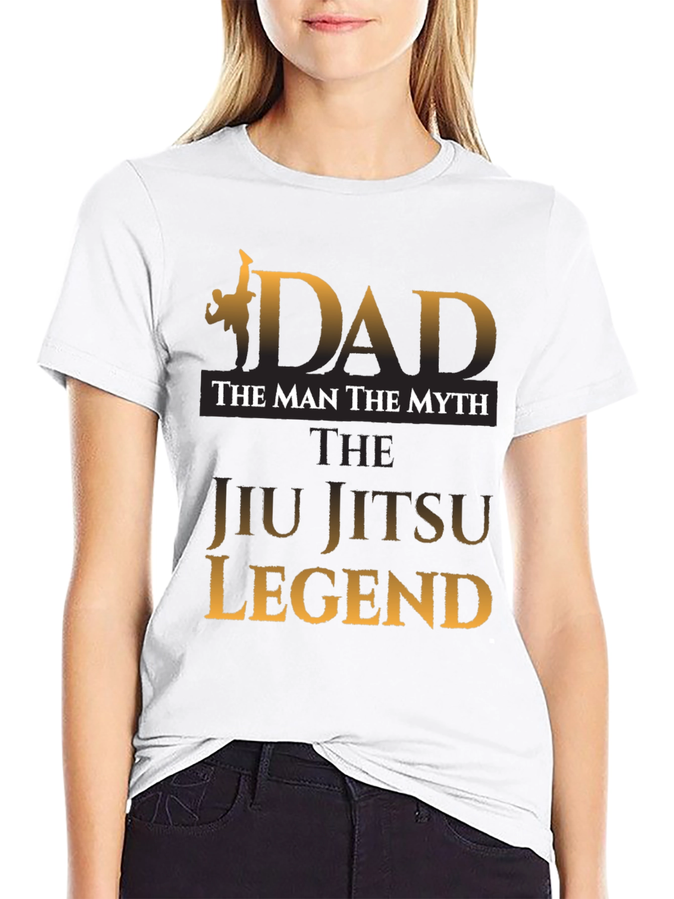 Dad Jiu Jitsu Legend Graphic T-Shirt - Martial Arts