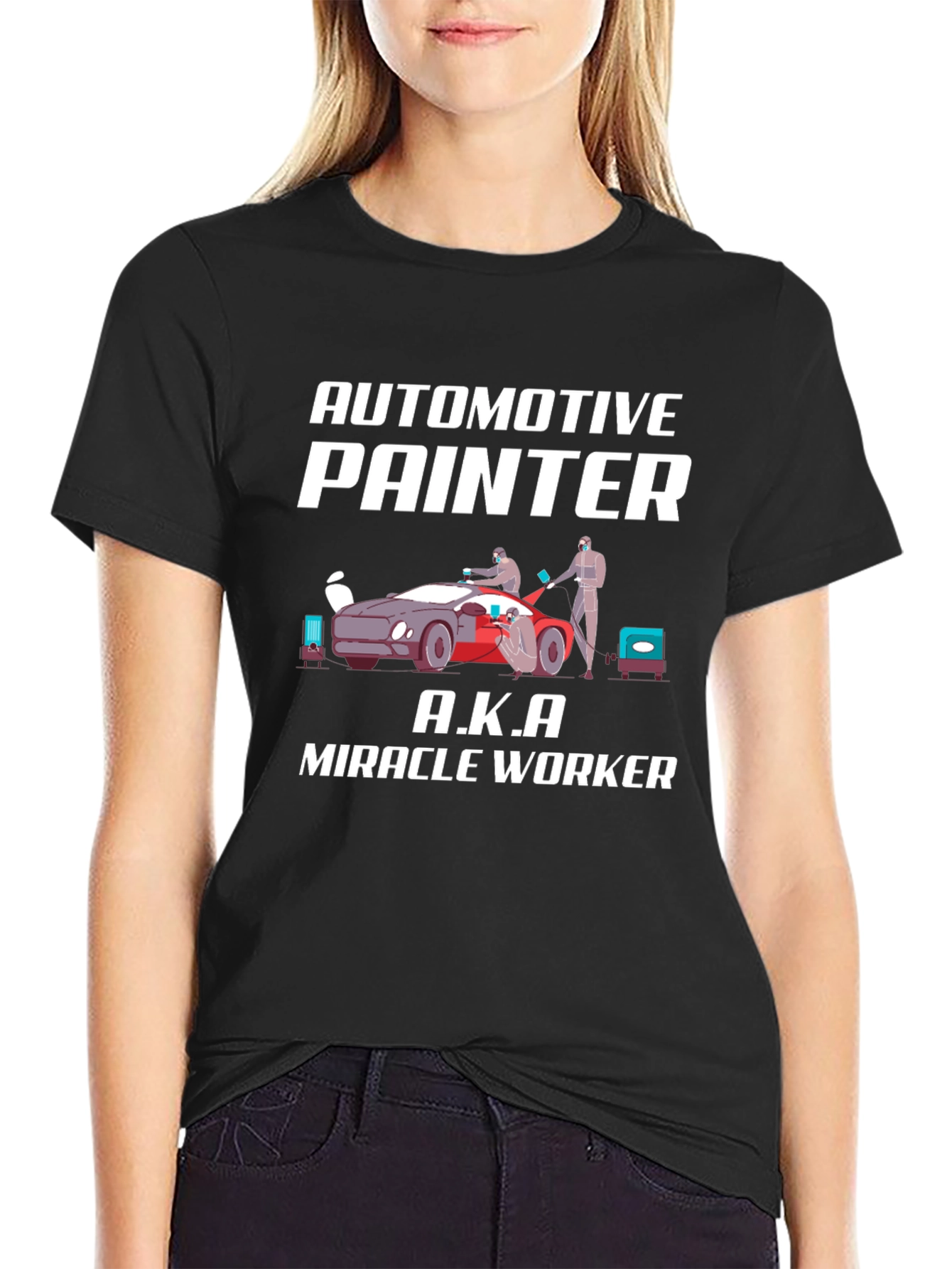 Automotive Painter T-Shirt - Miracle Worker Tee