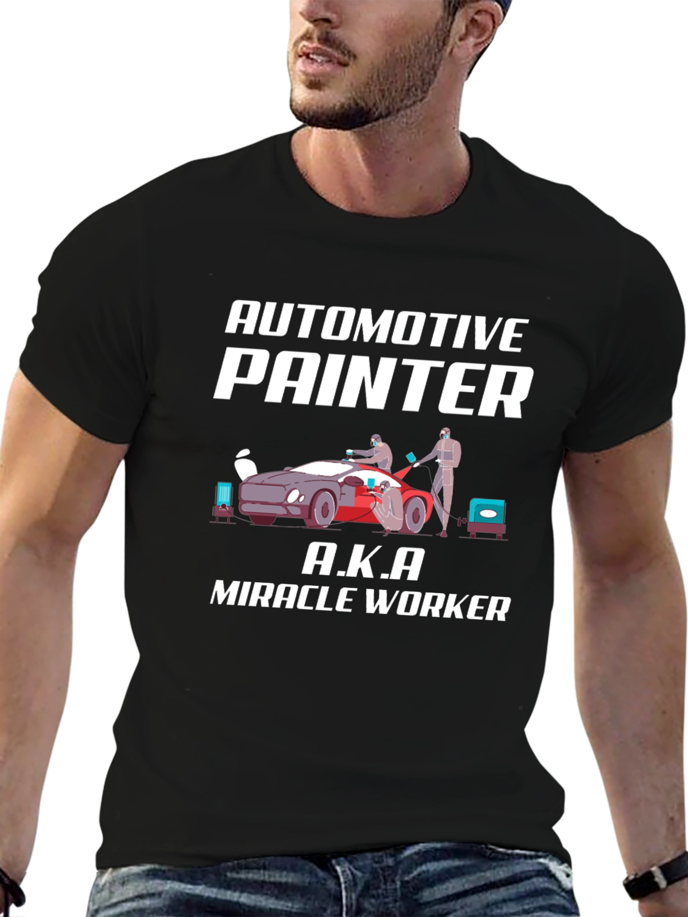 Automotive Painter T-Shirt - Miracle Worker Tee