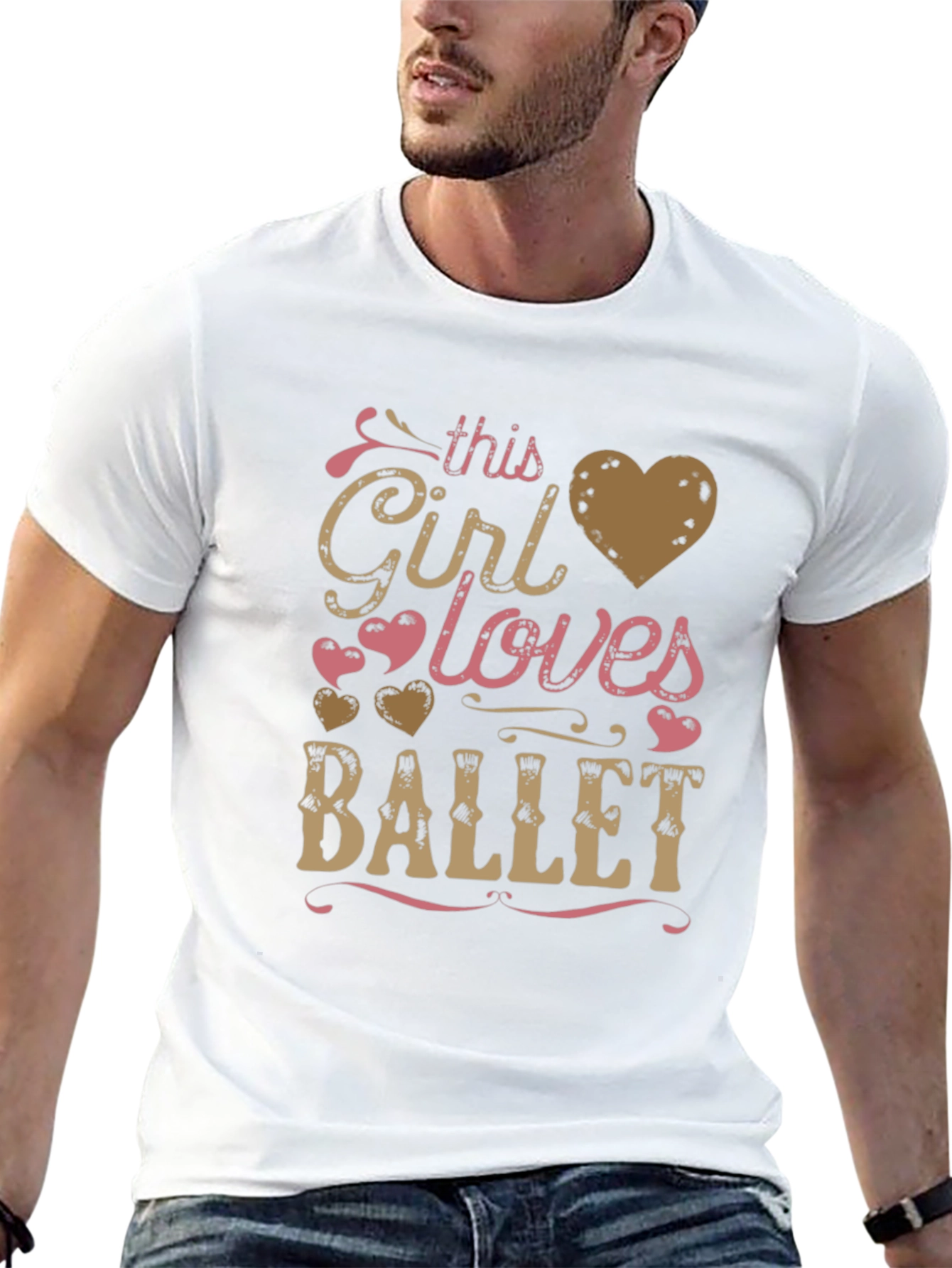 This Girl Loves Ballet Black T-Shirt