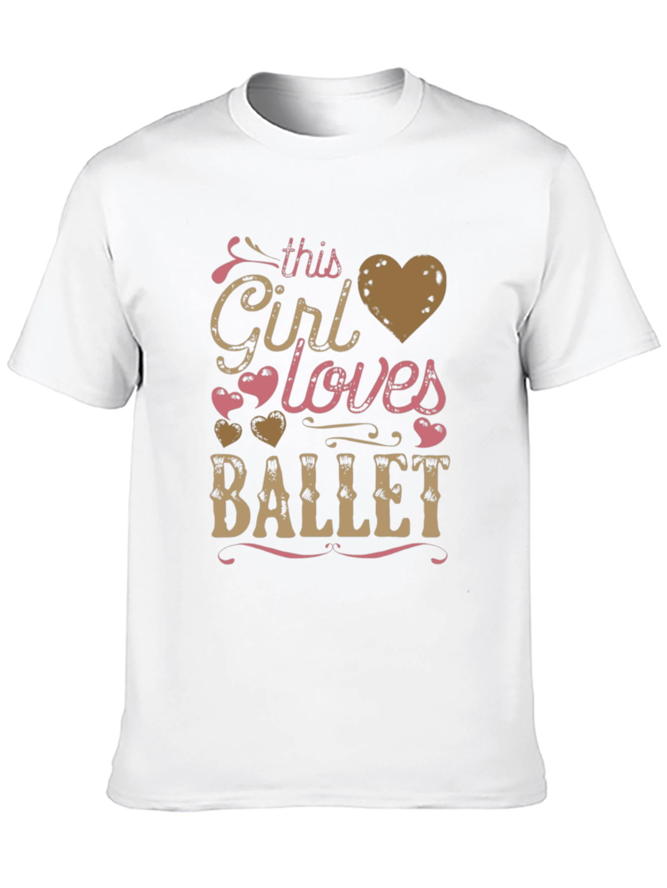 This Girl Loves Ballet Black T-Shirt
