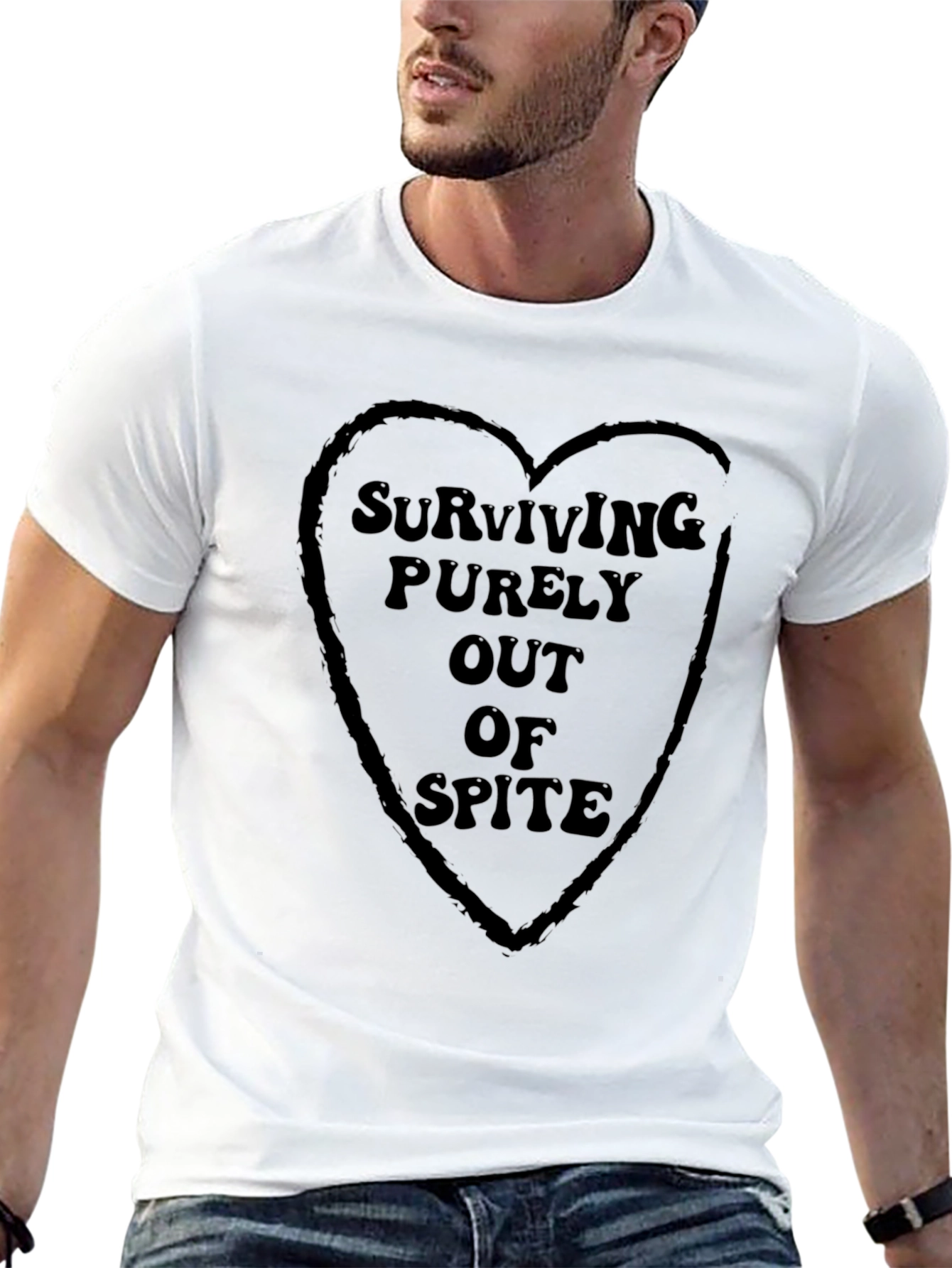 Surviving Out Of Spite Graphic T-Shirt