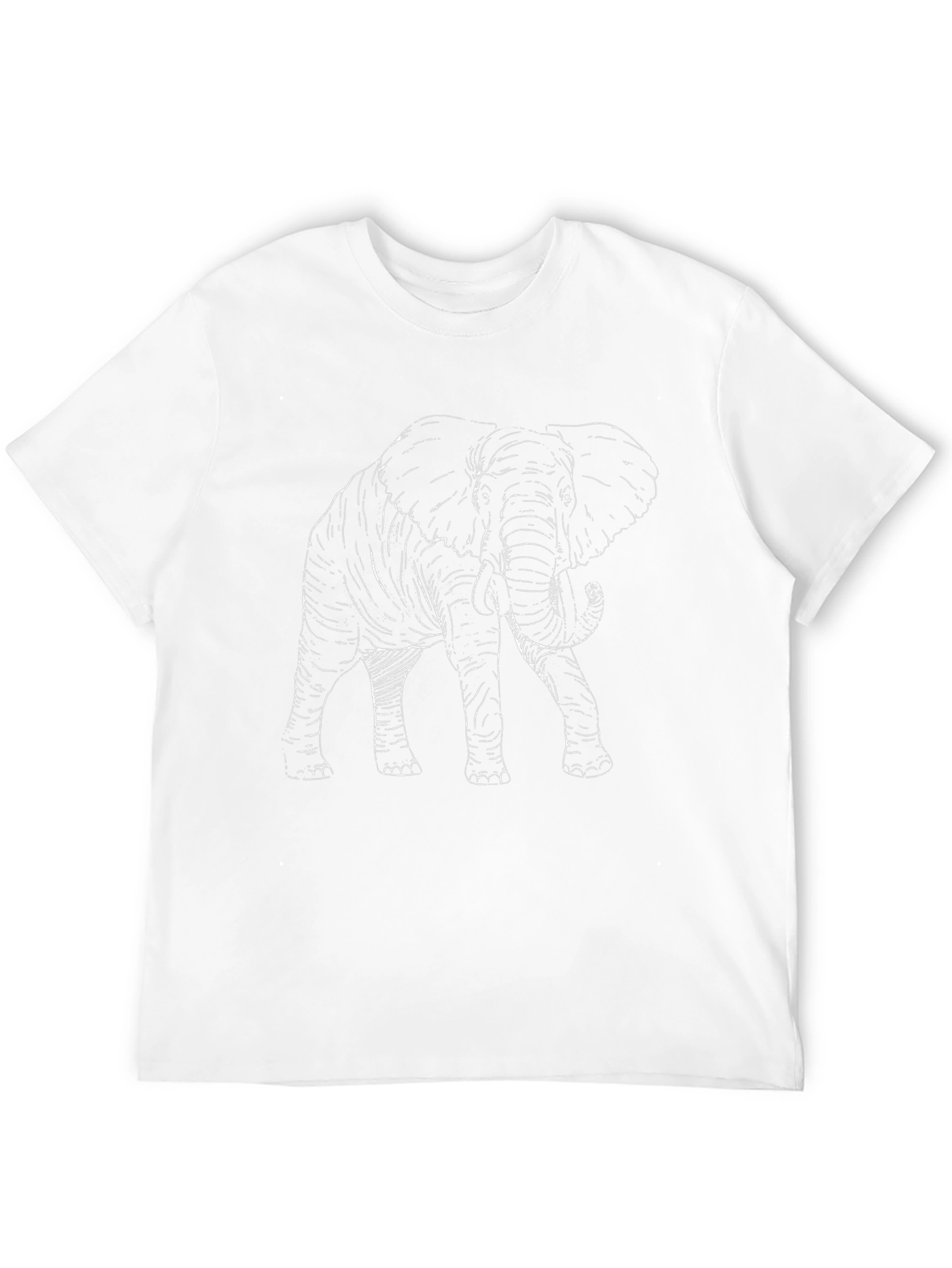 Elephant Graphic Black Tee Shirt