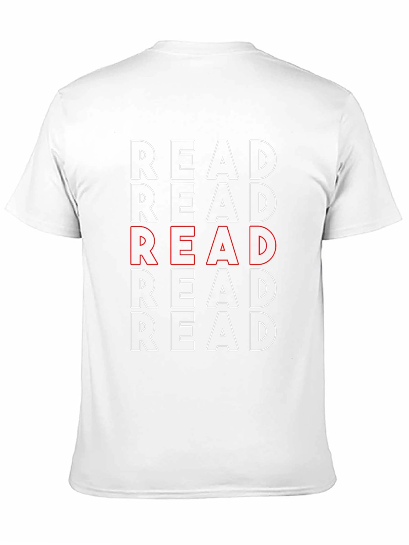 Read Graphic T-Shirt - Black Casual Tee