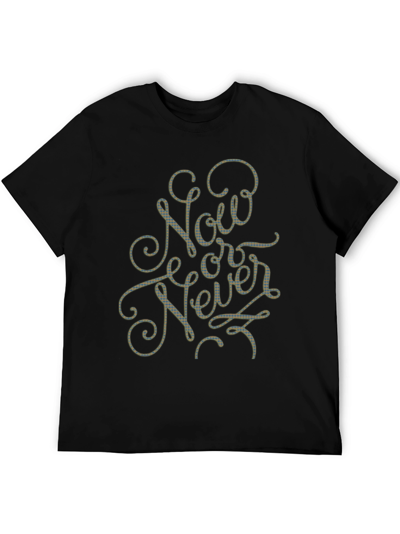 Now or Never Graphic Tee - Black T-Shirt