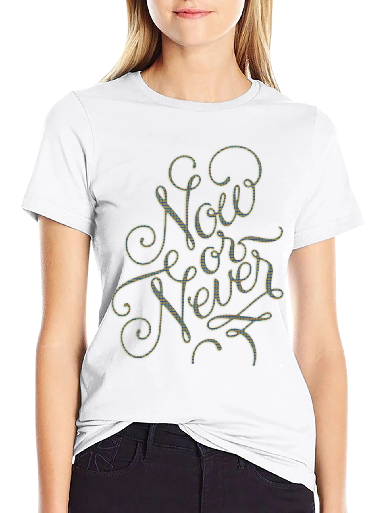 Now or Never Graphic Tee - Black T-Shirt