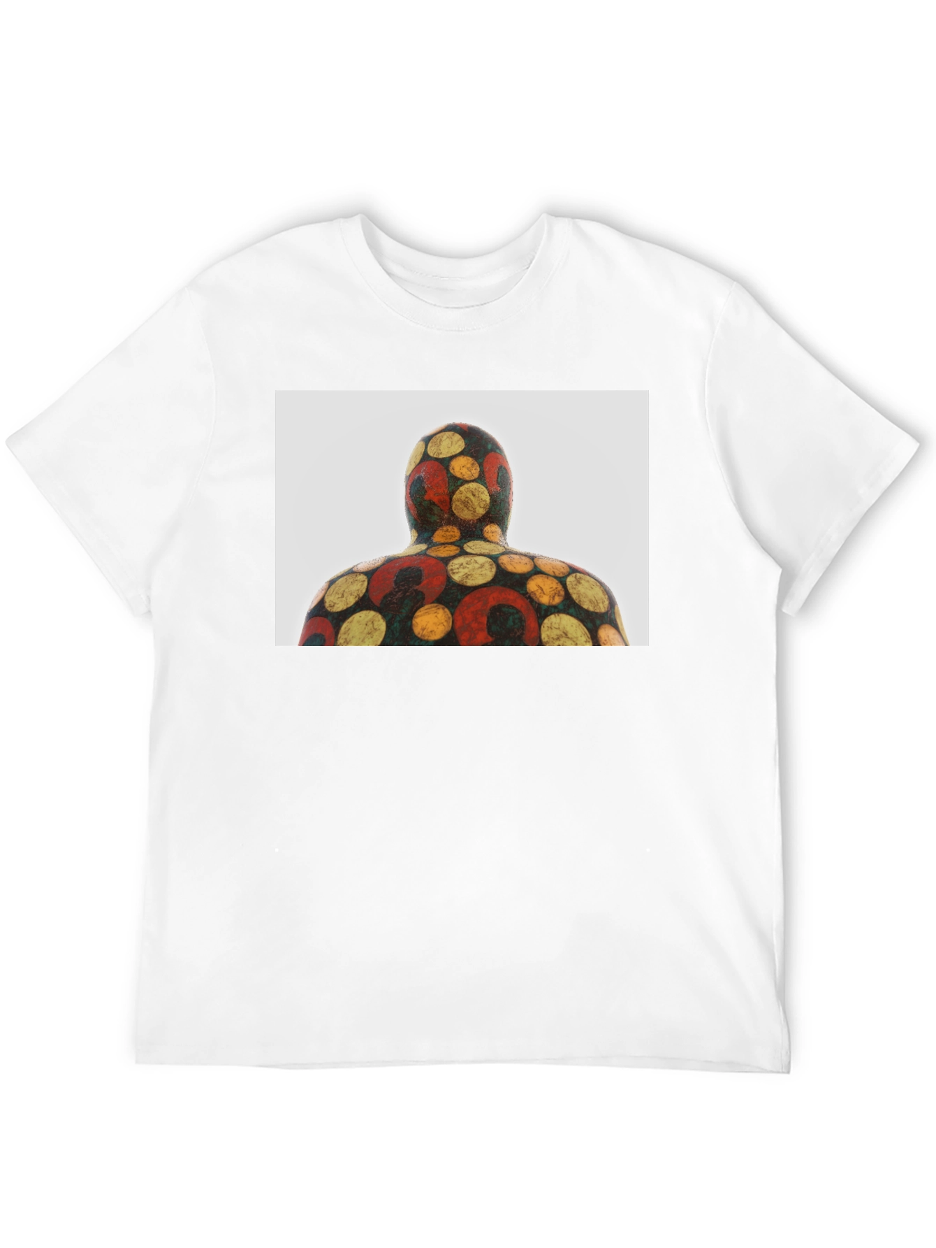 Abstract Pattern Black T-Shirt