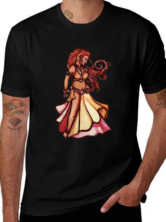 Belly Dance Art T-Shirt - Unique Graphic Tee
