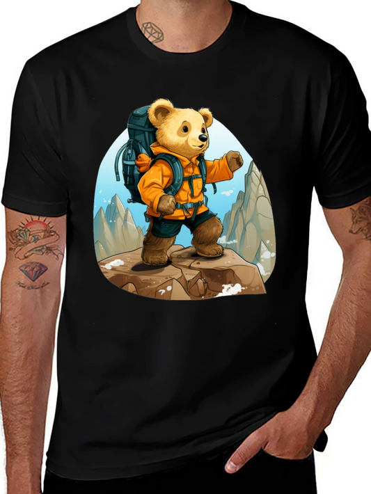 Bear Adventure T-Shirt: Cute Cartoon Design