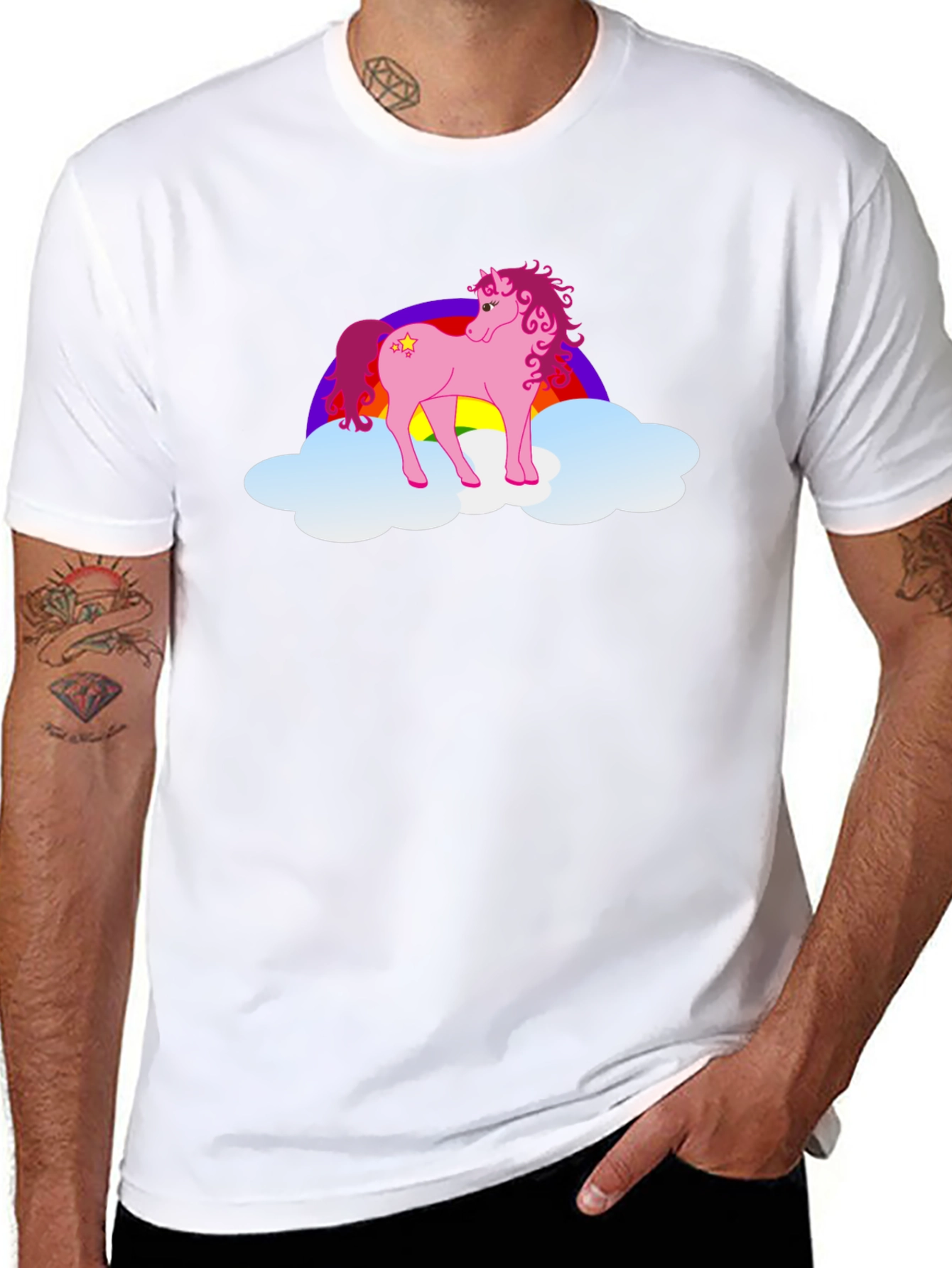 Rainbow Pony T-Shirt - Fun & Unique Design