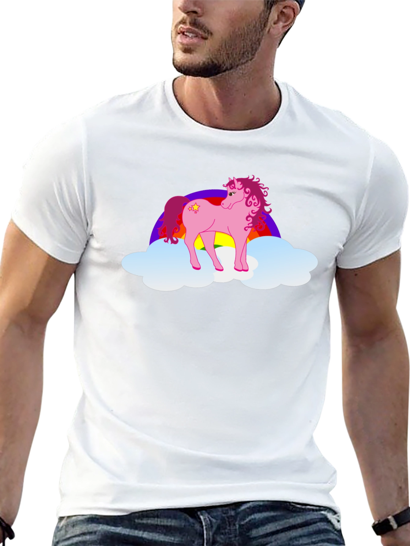 Rainbow Pony T-Shirt - Fun & Unique Design