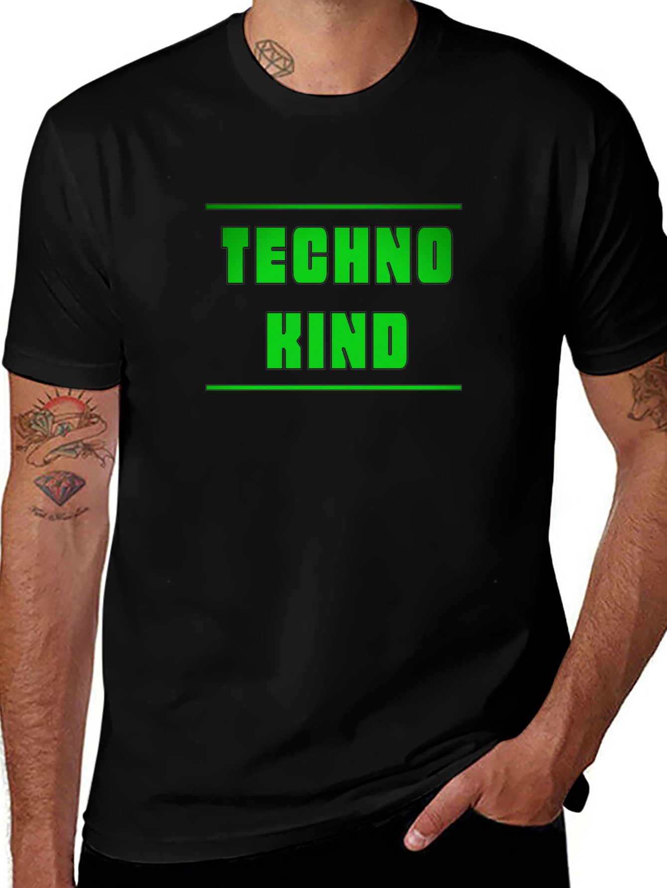 Techno Kind Black T-Shirt
