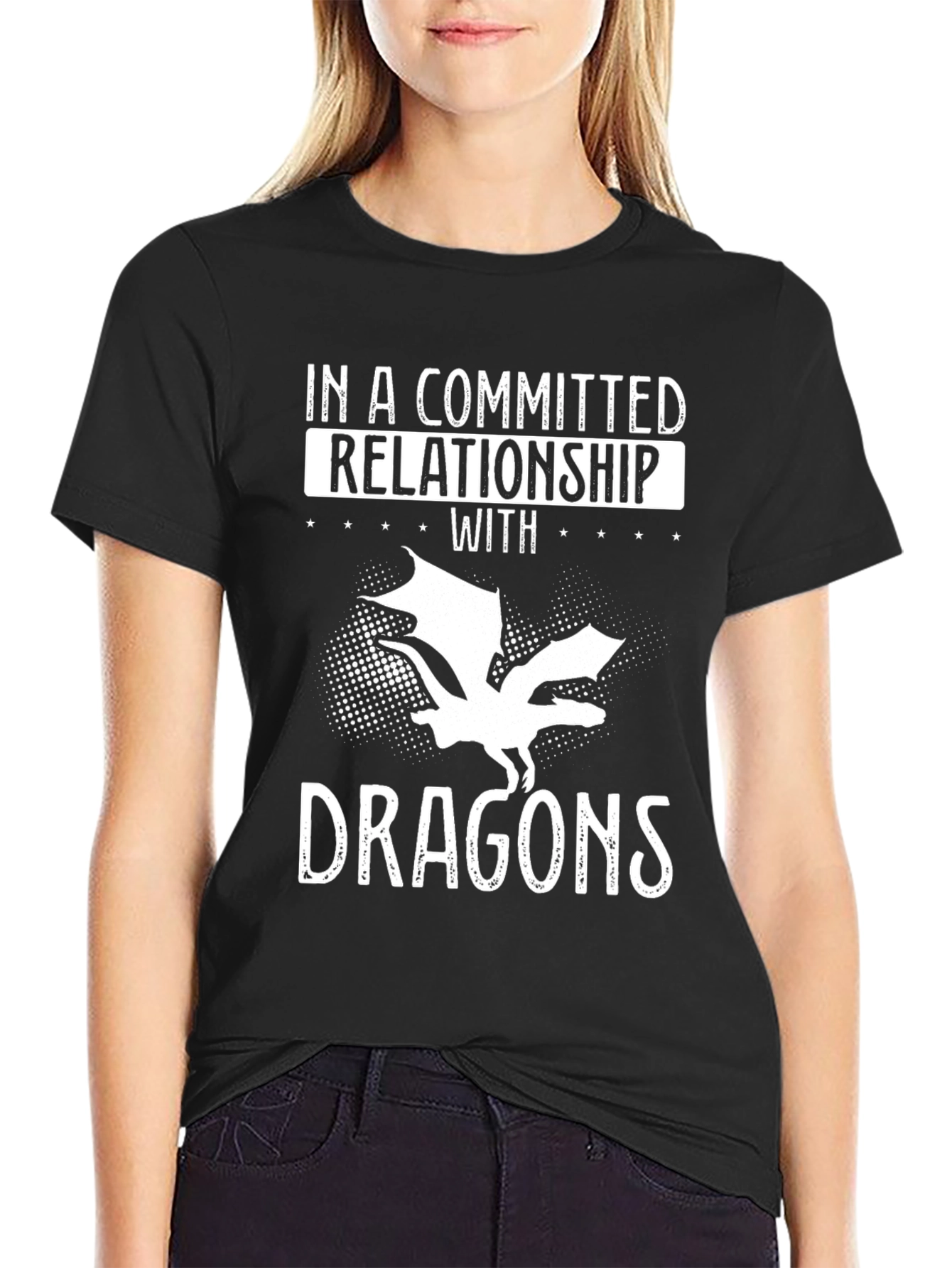 Dragon Lover T-Shirt - Committed Relationship with Dragons Tee