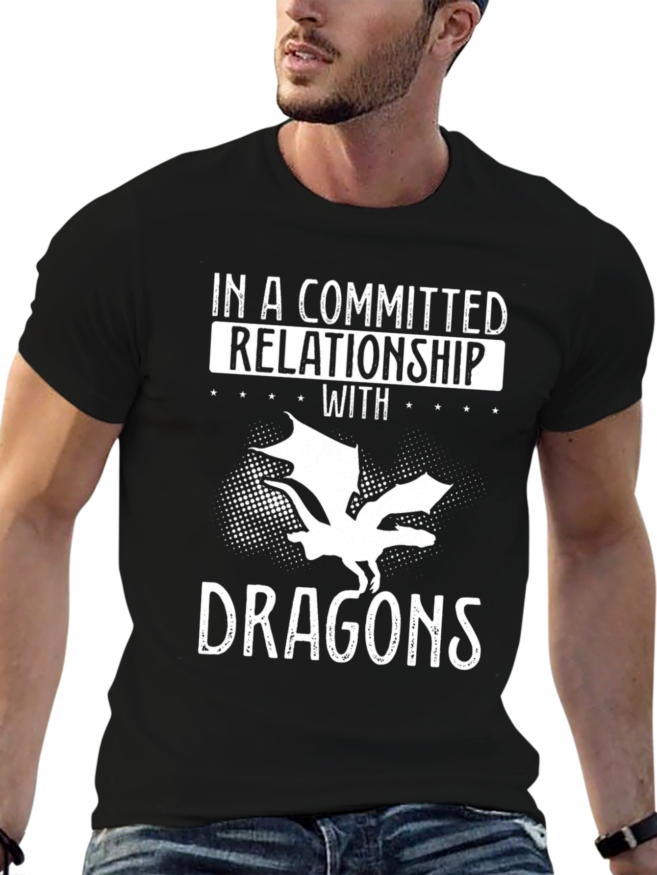 Dragon Lover T-Shirt - Committed Relationship with Dragons Tee
