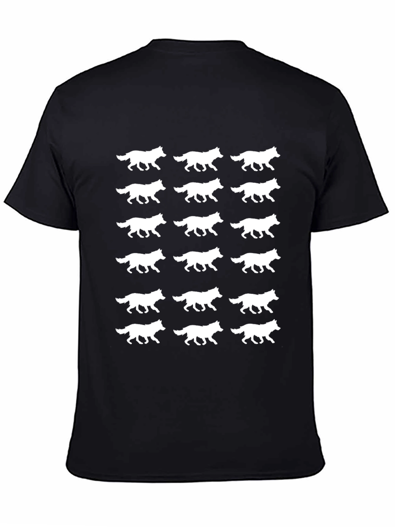 Wolf Pack Tee - Black Graphic T-Shirt
