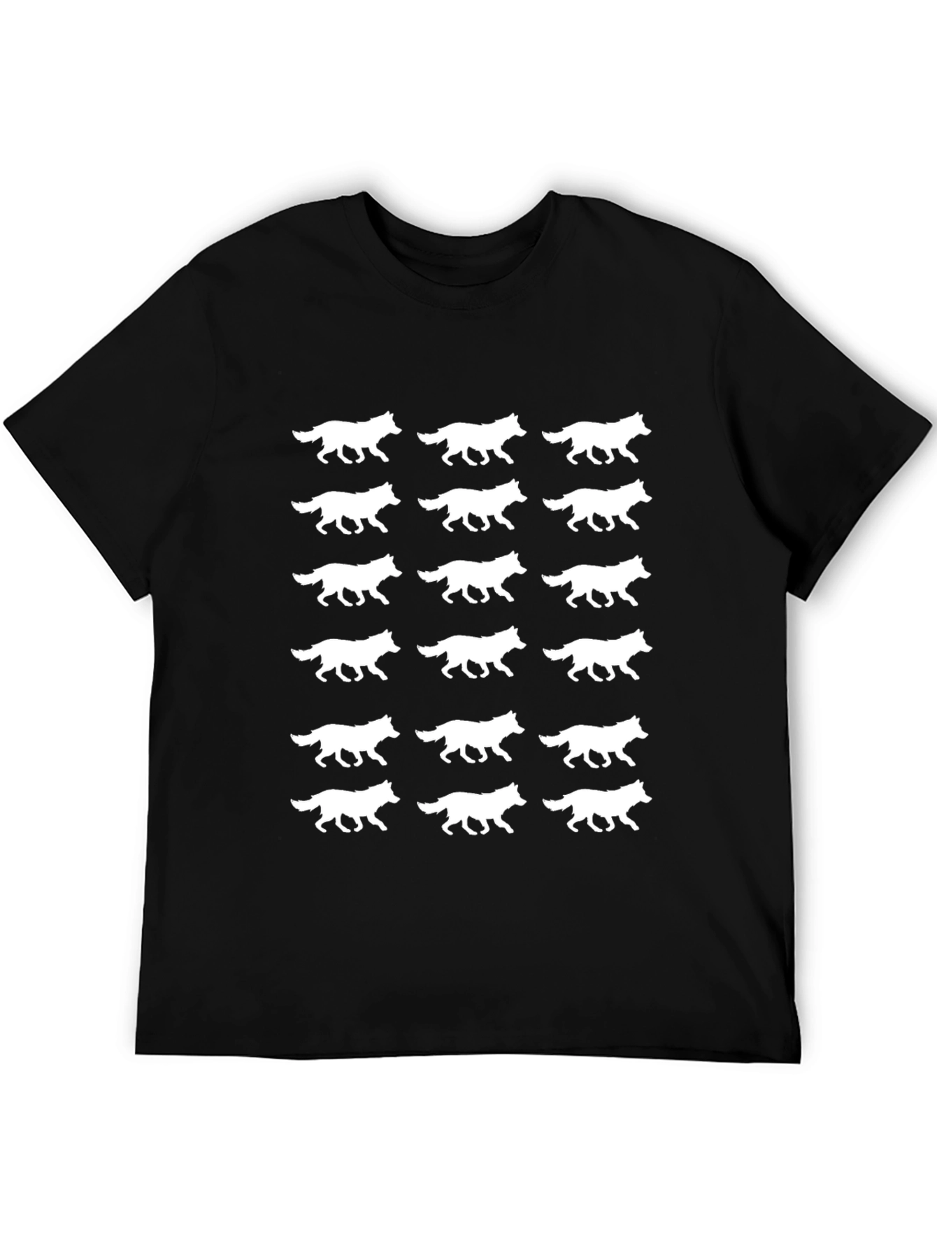 Wolf Pack Tee - Black Graphic T-Shirt