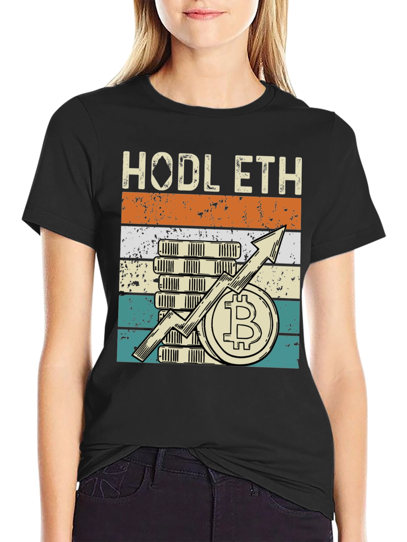 HODL ETH Bitcoin Crypto Tee