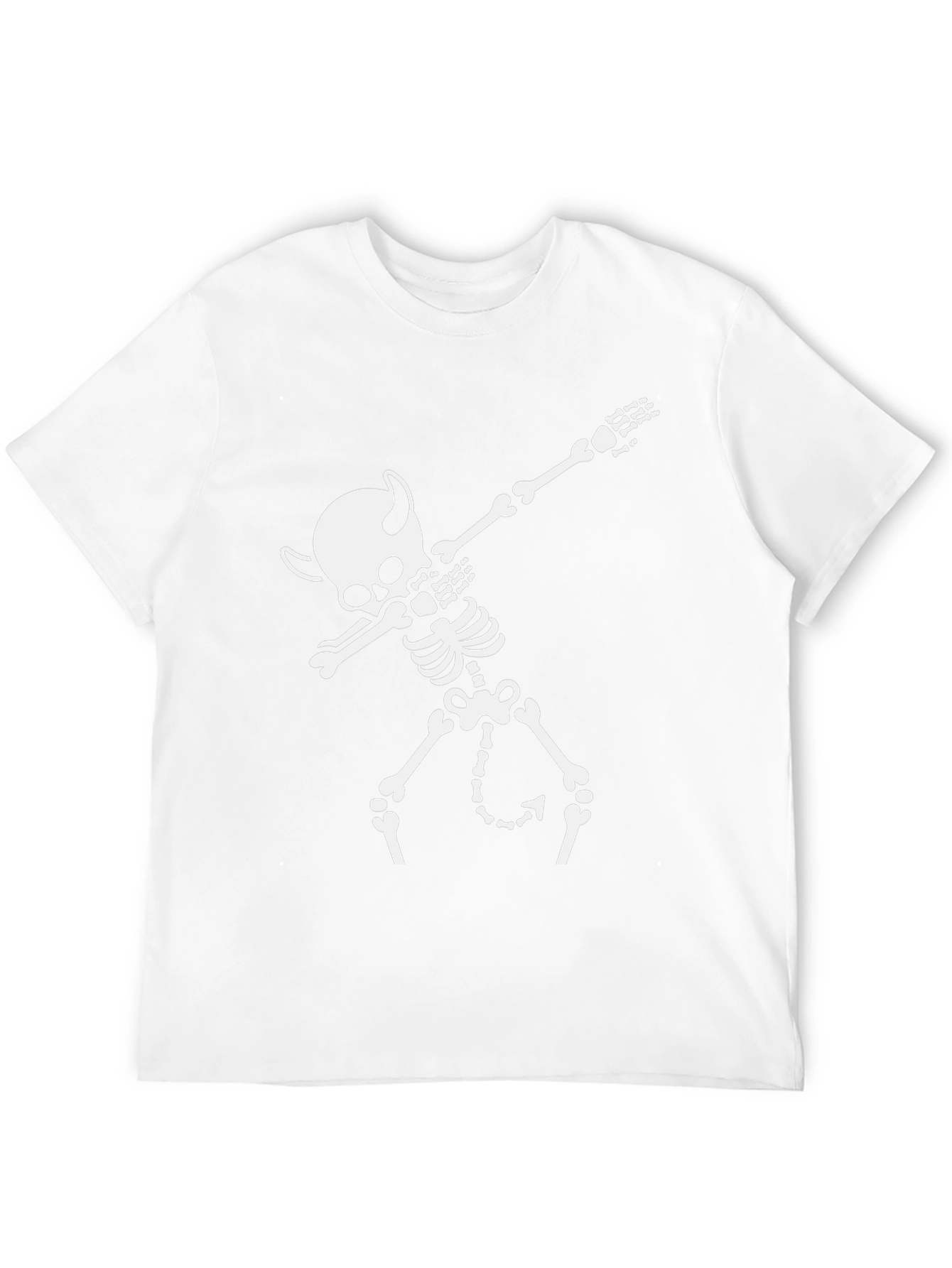 Dabbing Devil Skeleton Black T-Shirt