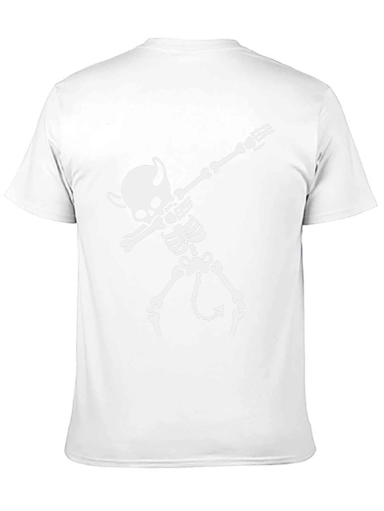 Dabbing Devil Skeleton Black T-Shirt