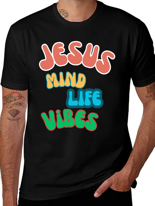 Jesus Mind Life Vibes Graphic Tee