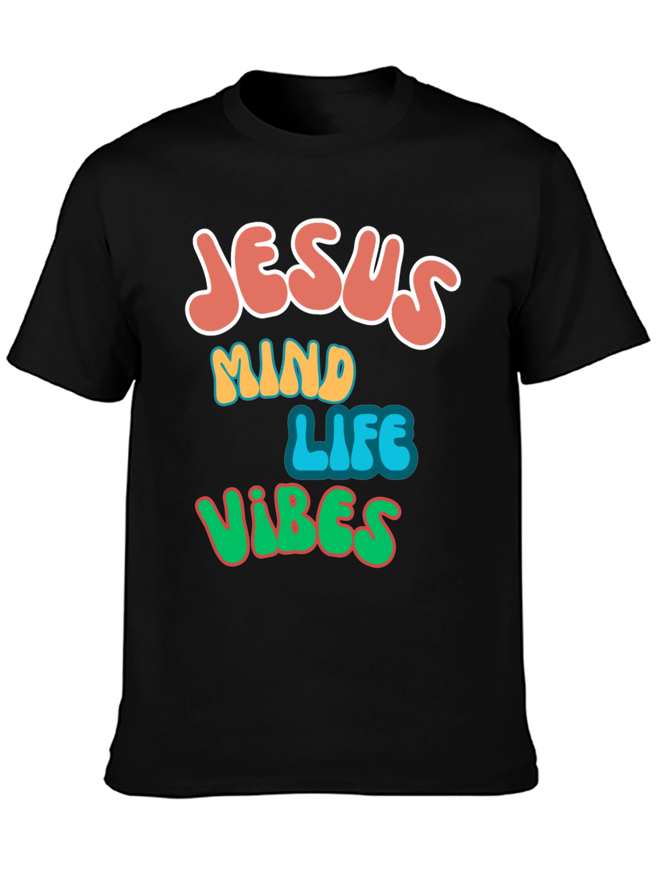 Jesus Mind Life Vibes Graphic Tee