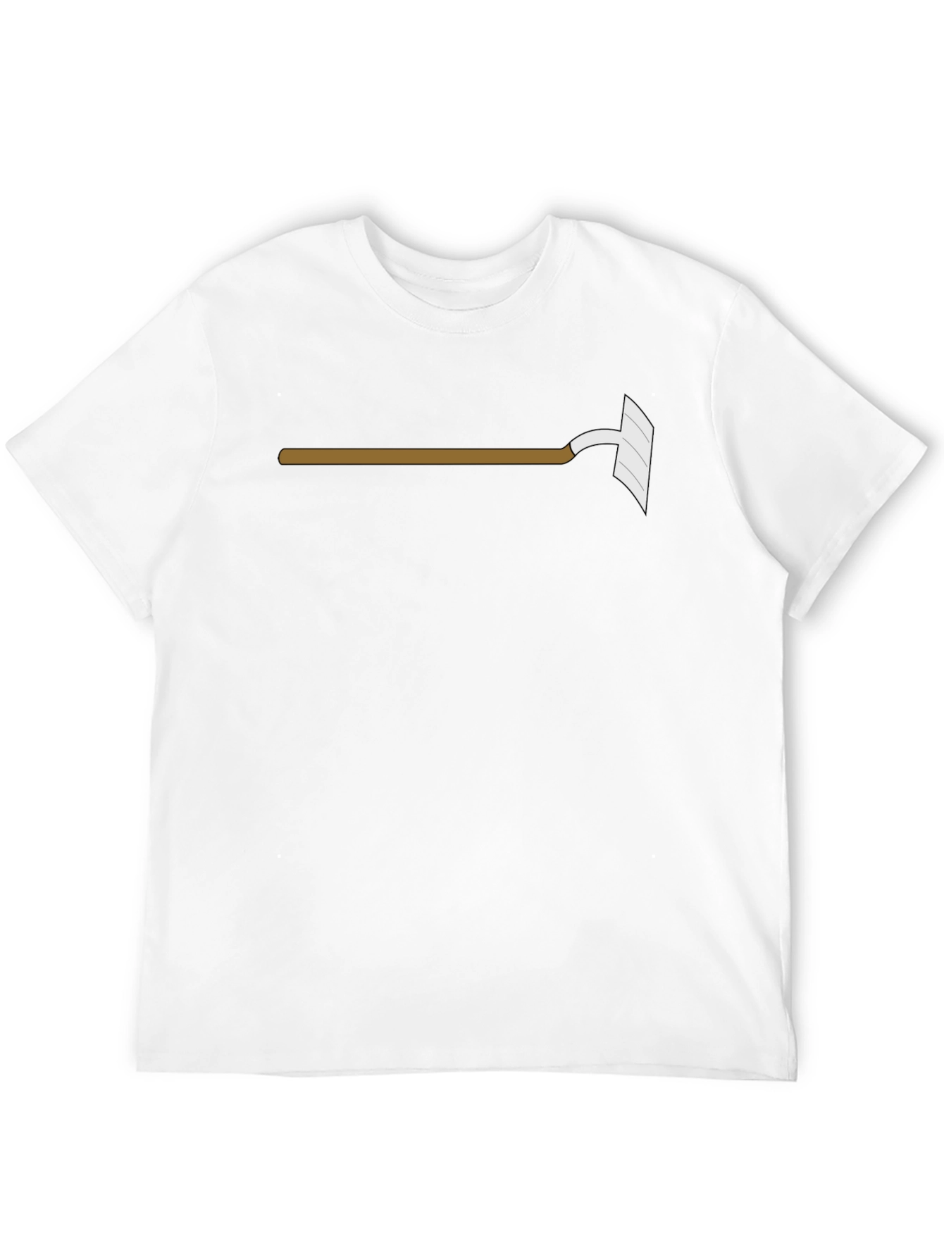 Hoe Graphic Tee - Black Cotton Blend T-Shirt