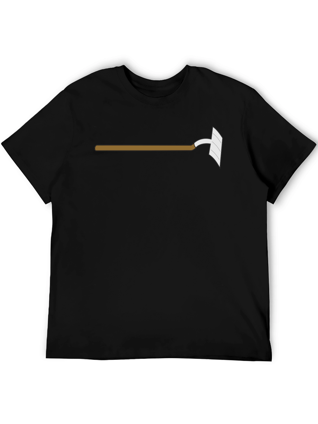 Hoe Graphic Tee - Black Cotton Blend T-Shirt