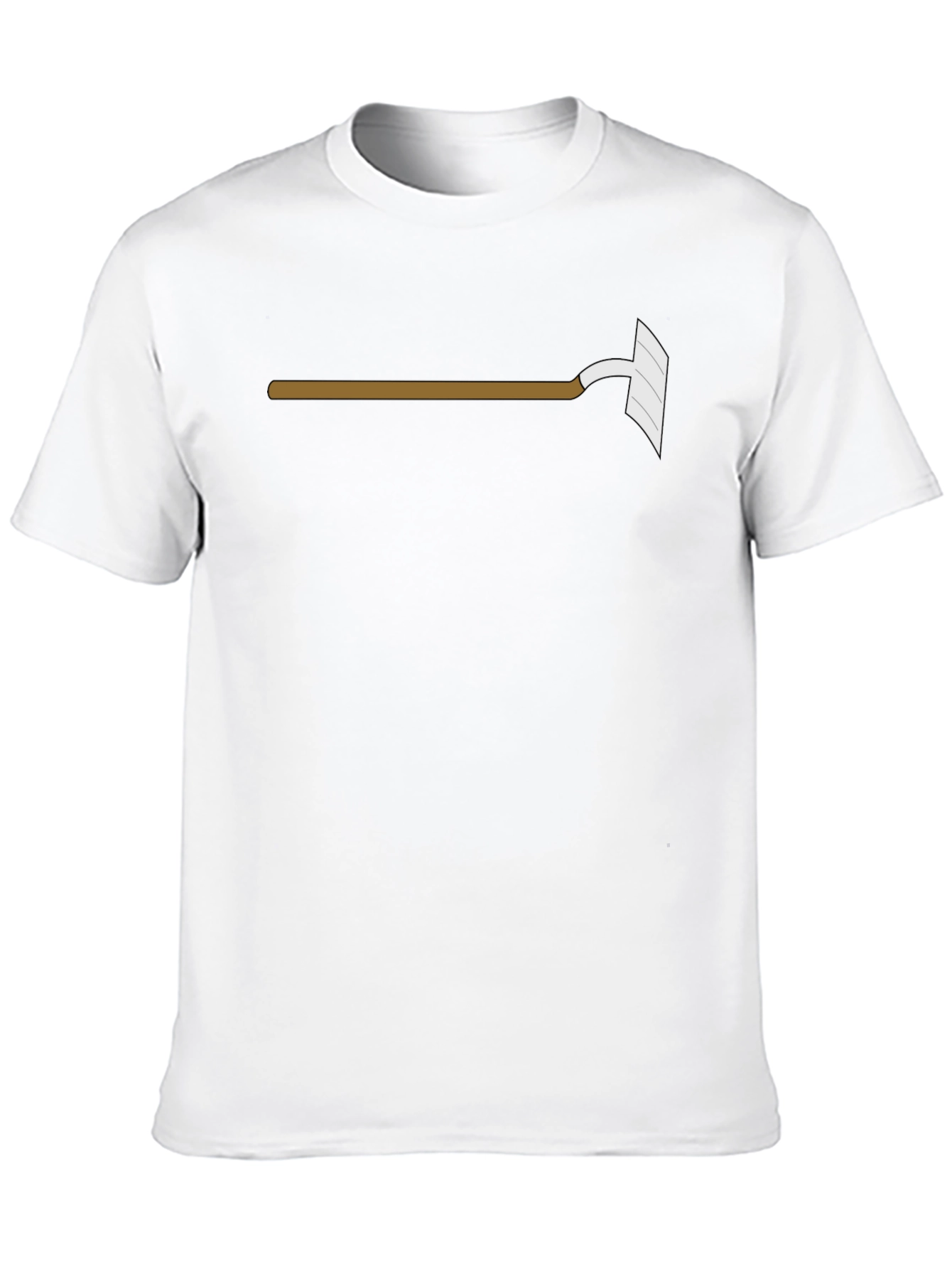 Hoe Graphic Tee - Black Cotton Blend T-Shirt