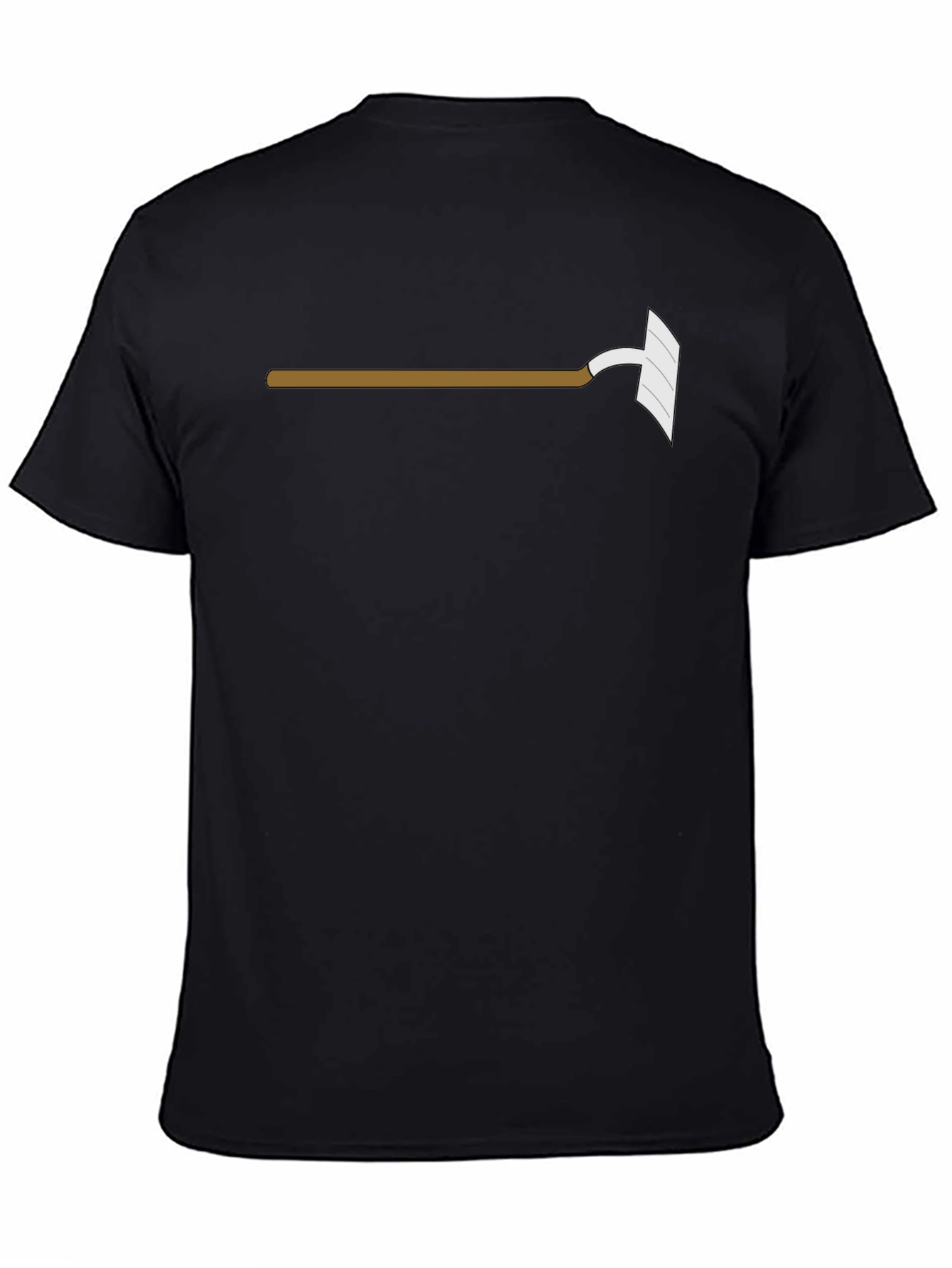 Hoe Graphic Tee - Black Cotton Blend T-Shirt