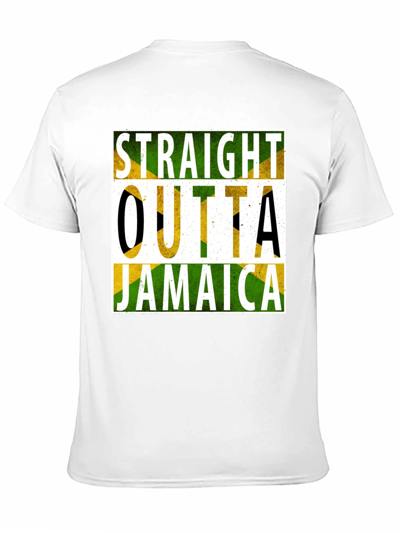Straight Outta Jamaica T-Shirt Black