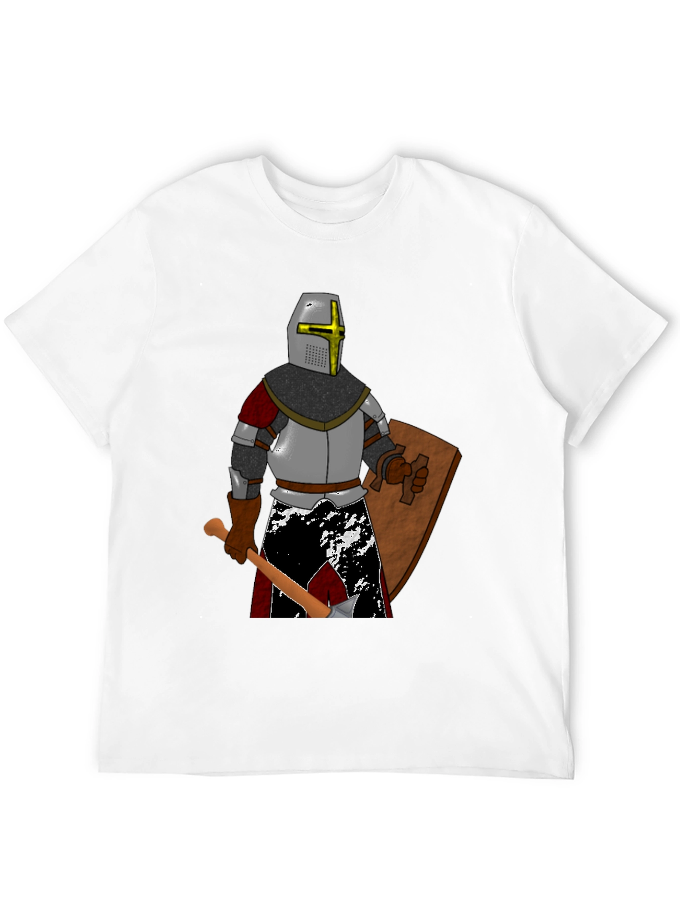 Crusader Knight Graphic T-Shirt