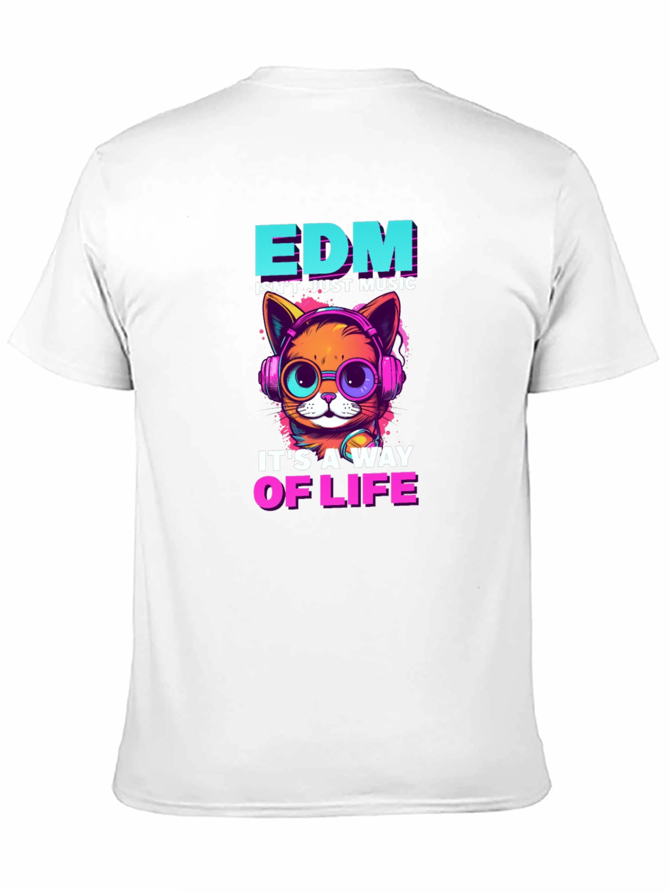 EDM Cat T-Shirt - Music Lover Tee