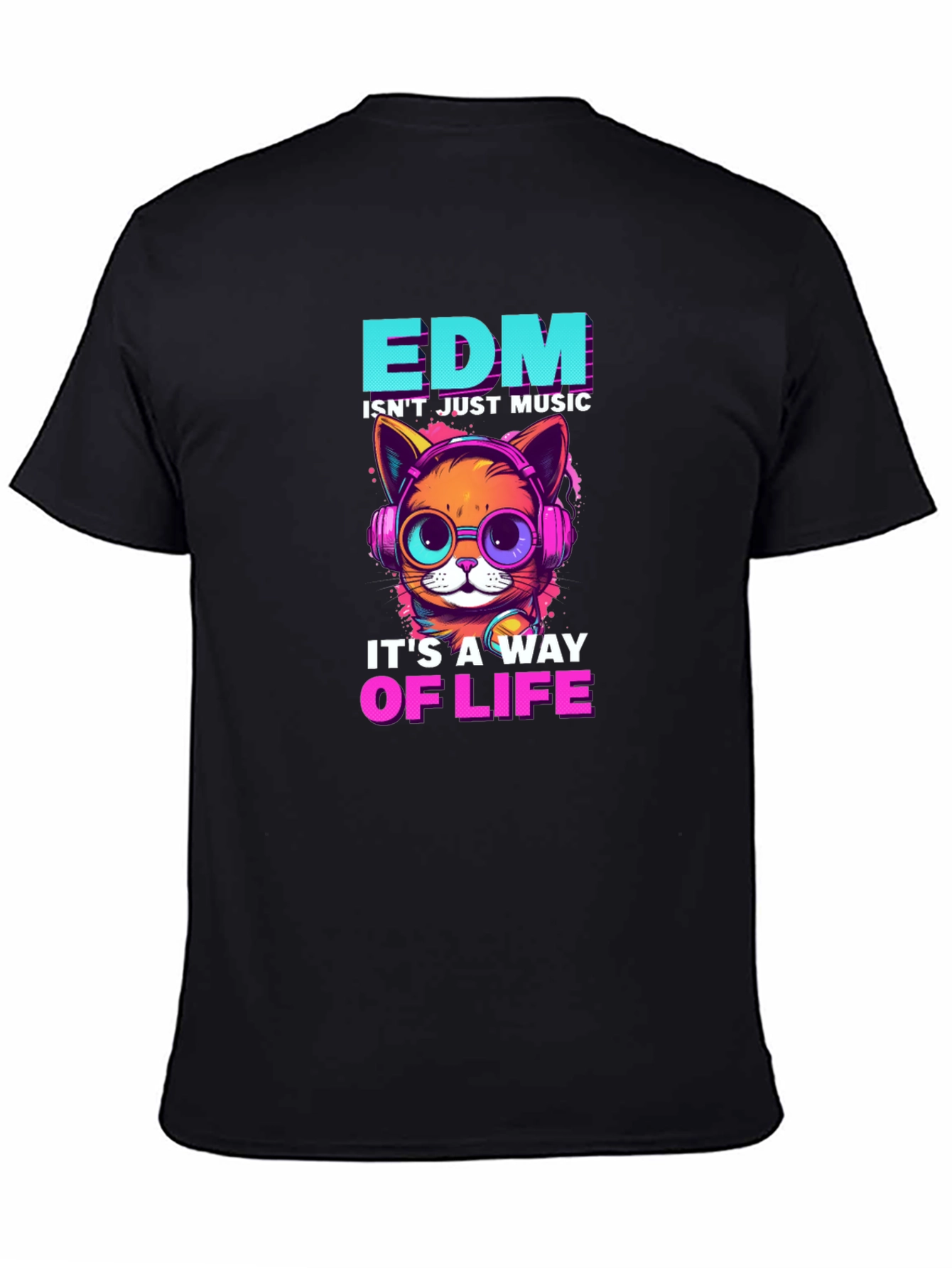 EDM Cat T-Shirt - Music Lover Tee