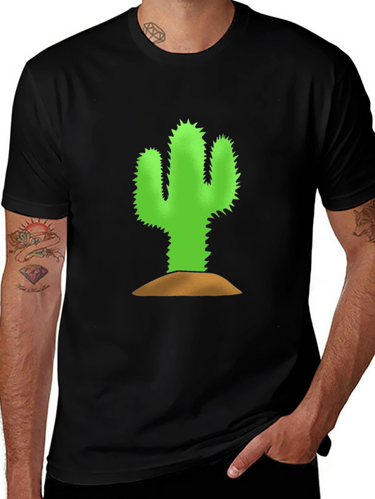 Cactus Graphic Tee - Black Unisex Shirt